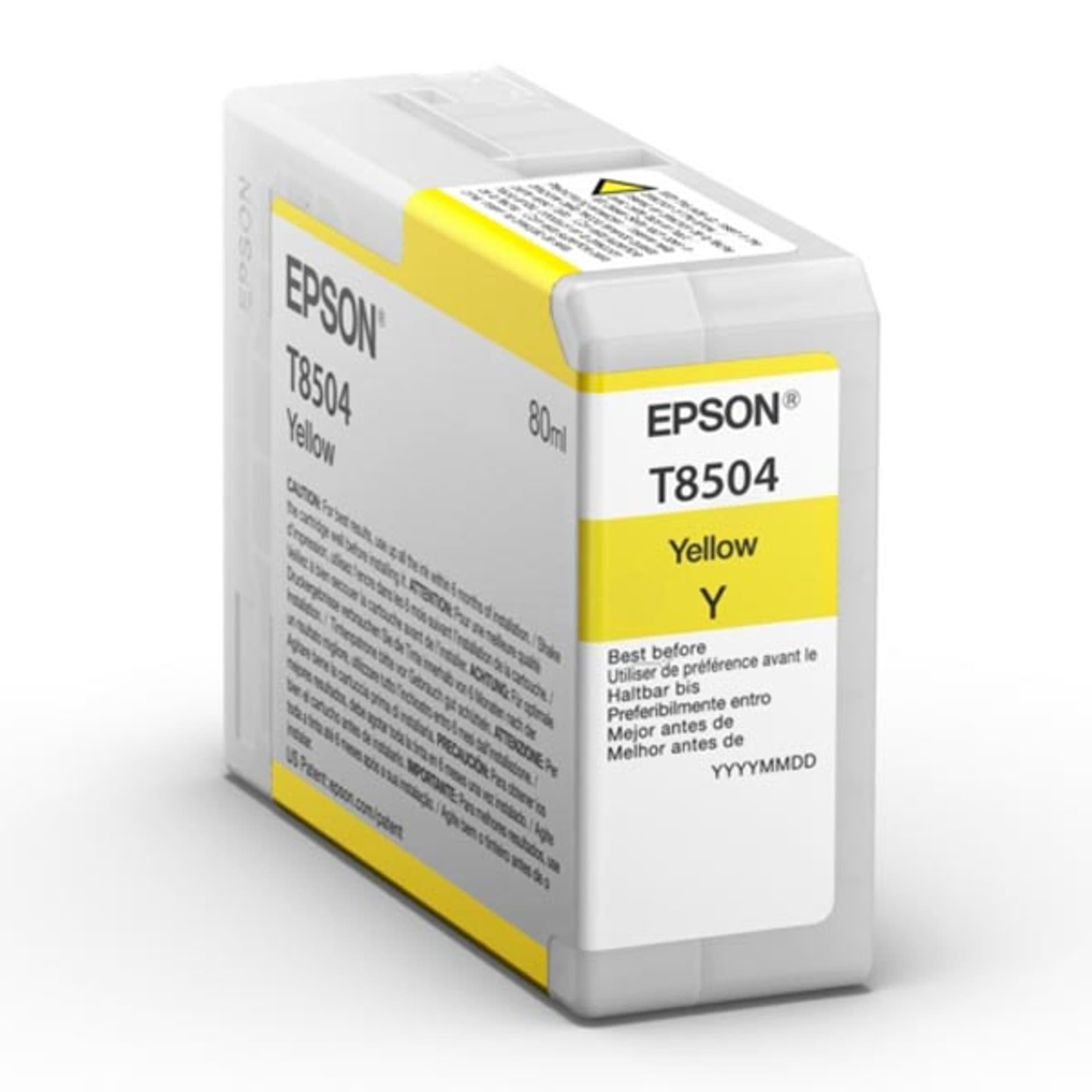 

Epson oryginalny ink / tusz C13T850400, yellow, 80ml, Epson SureColor SC-P800