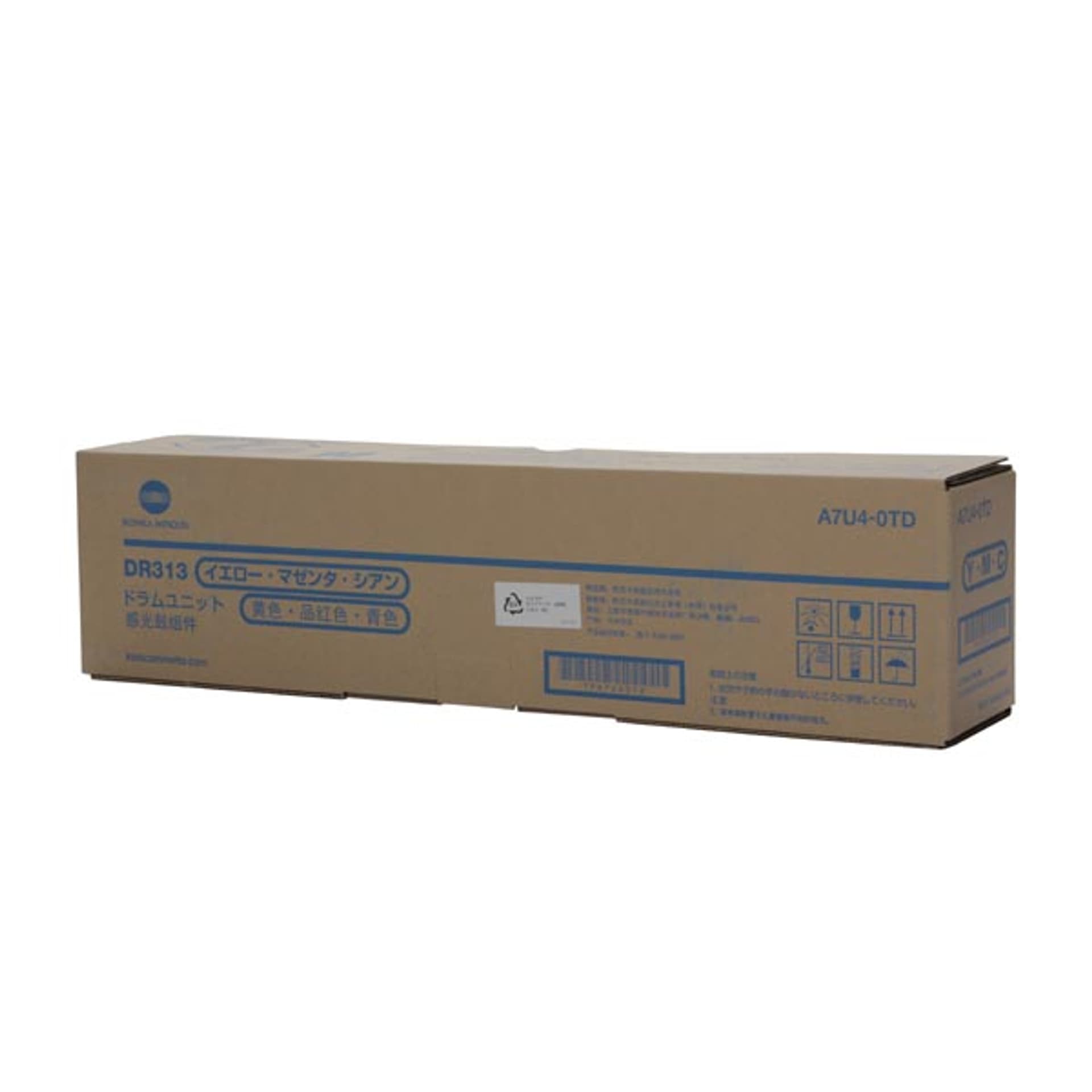 

Konica Minolta oryginalny bęben DR-313, color, A7U40TD, 55000/105000s, Konica Minolta Bizhub C258, C308, C368, C458, C558, C658