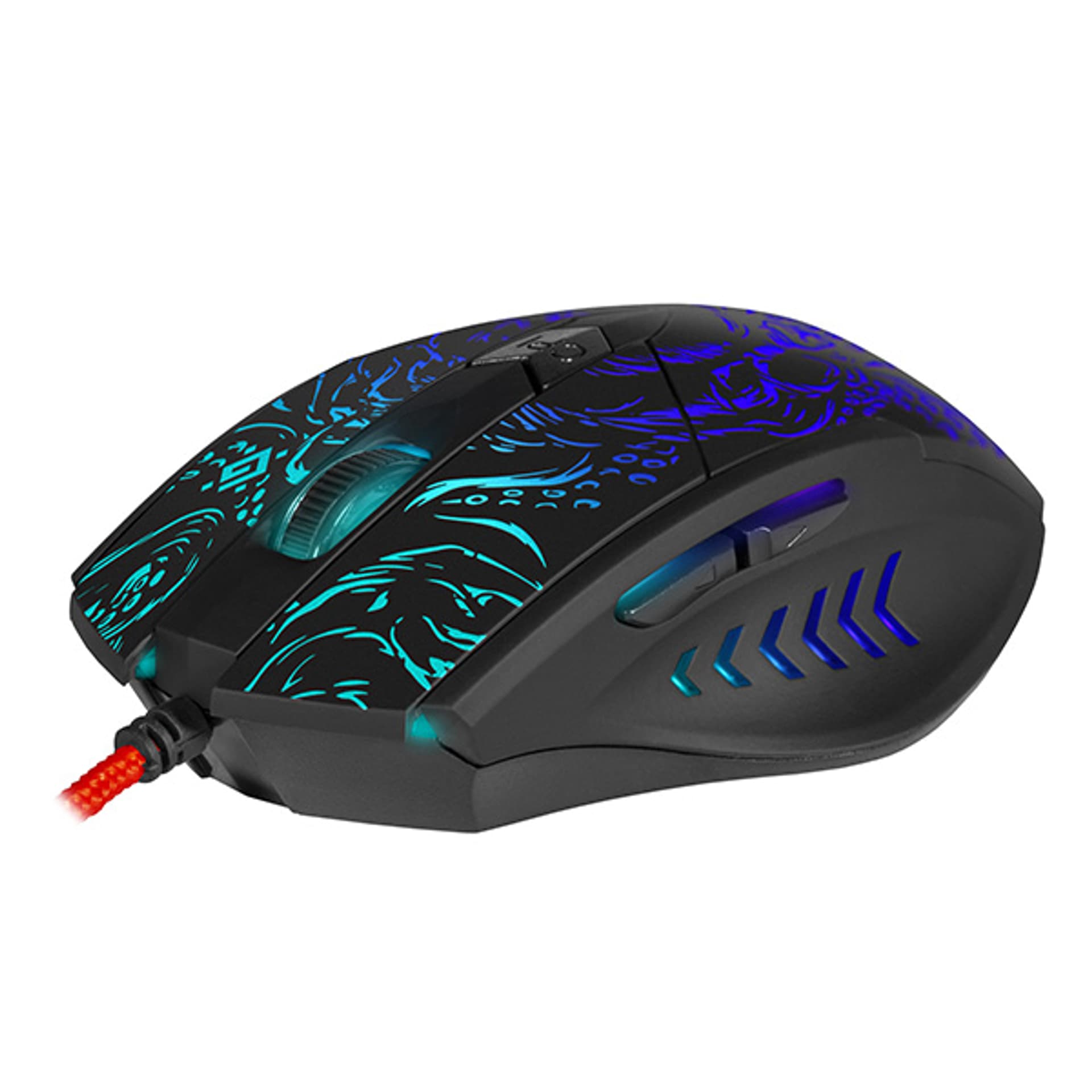 

Defender Mysz Titan GM-650L, 6400DPI, optyczna, 6kl., przewodowa USB, czarna, do gry, podświetlona