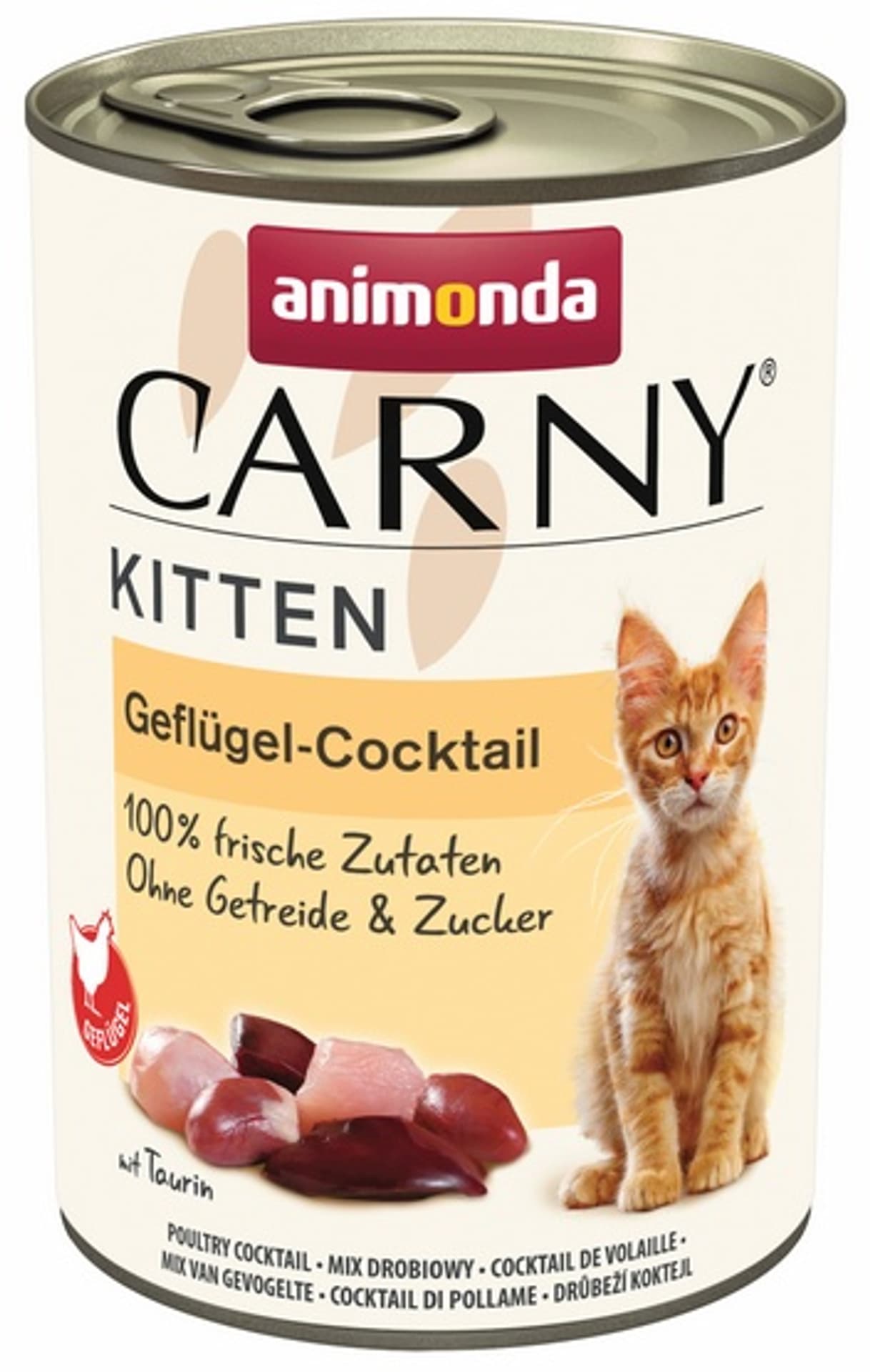 

ANIMONDA Cat Carny Kitten smak: koktajl drób 400g