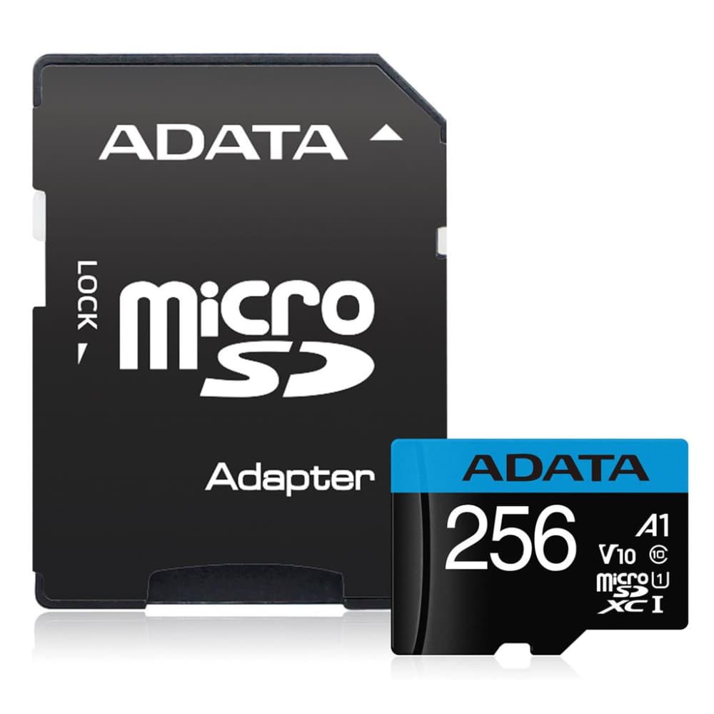 

ADATA PREMIER microSDXC 256GB CL10 UHS-I/U1 A1 V10