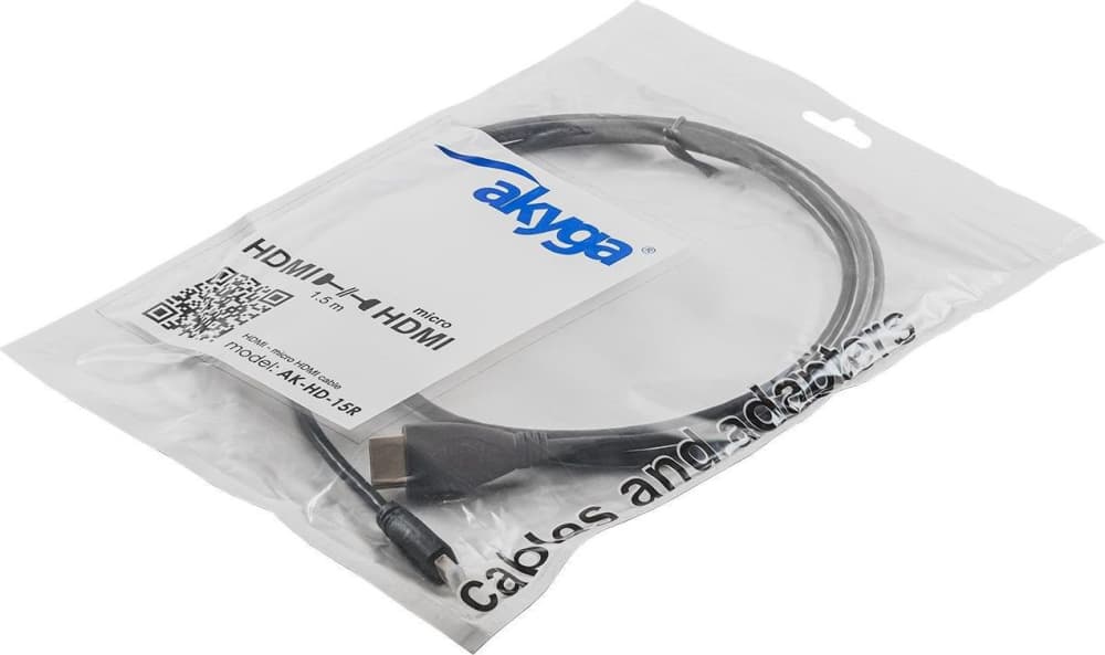 

AKYGA AK-HD-15R 1.5m /s1x micro HDMI 1x HDMI