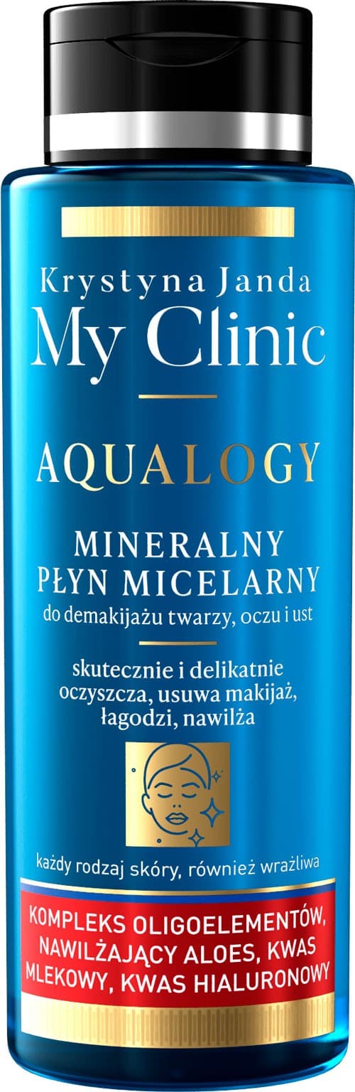 

JANDA My Clinic Aqualogy Mineralny Płyn micelarny do demakijażu - do każdego rodzaju cery 400ml