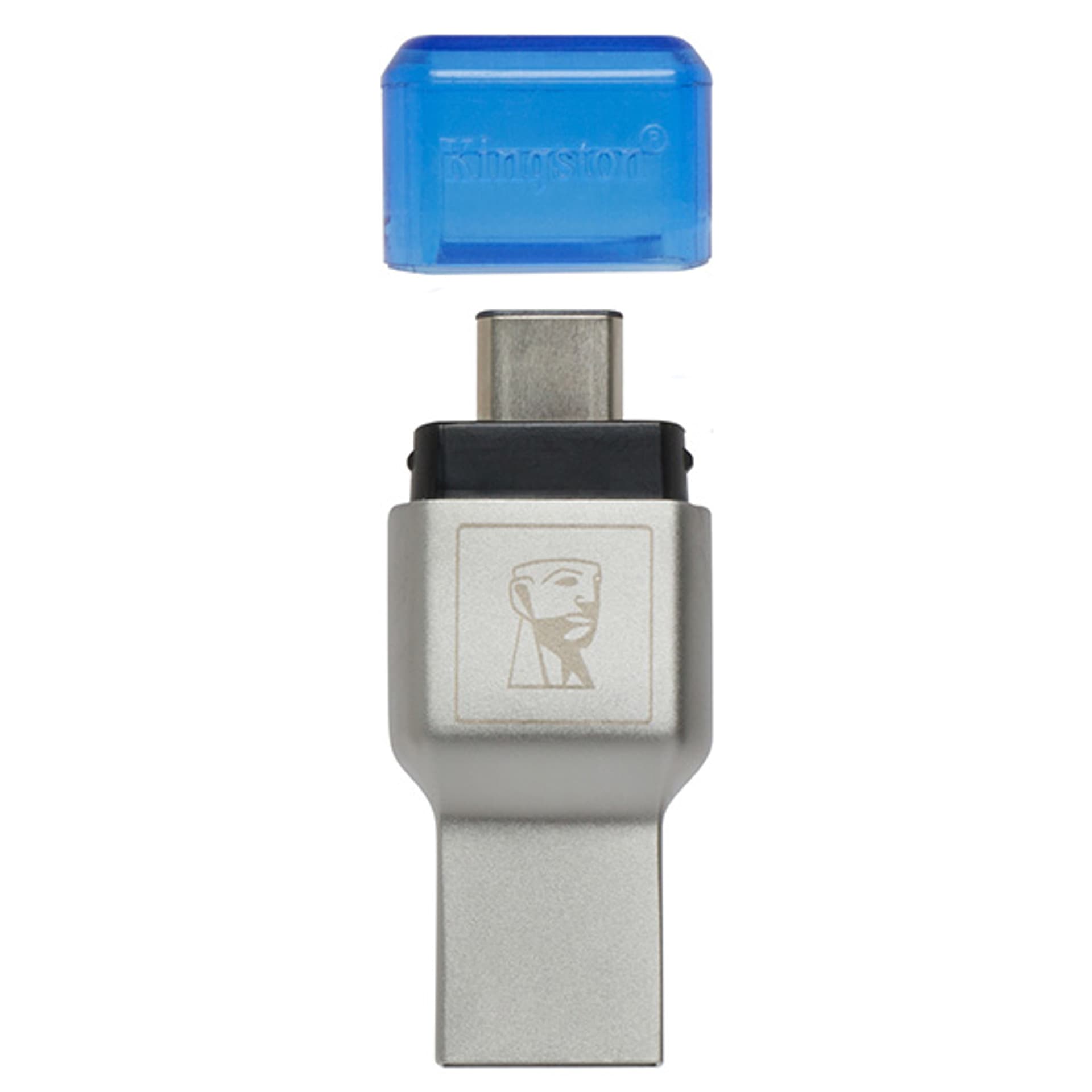 

Kingston czytnik USB 3.0 (3.2 Gen 1), MobileLite Duo 3C, microSD, zewnętrzny, niebieska, złącza USB A / USB C