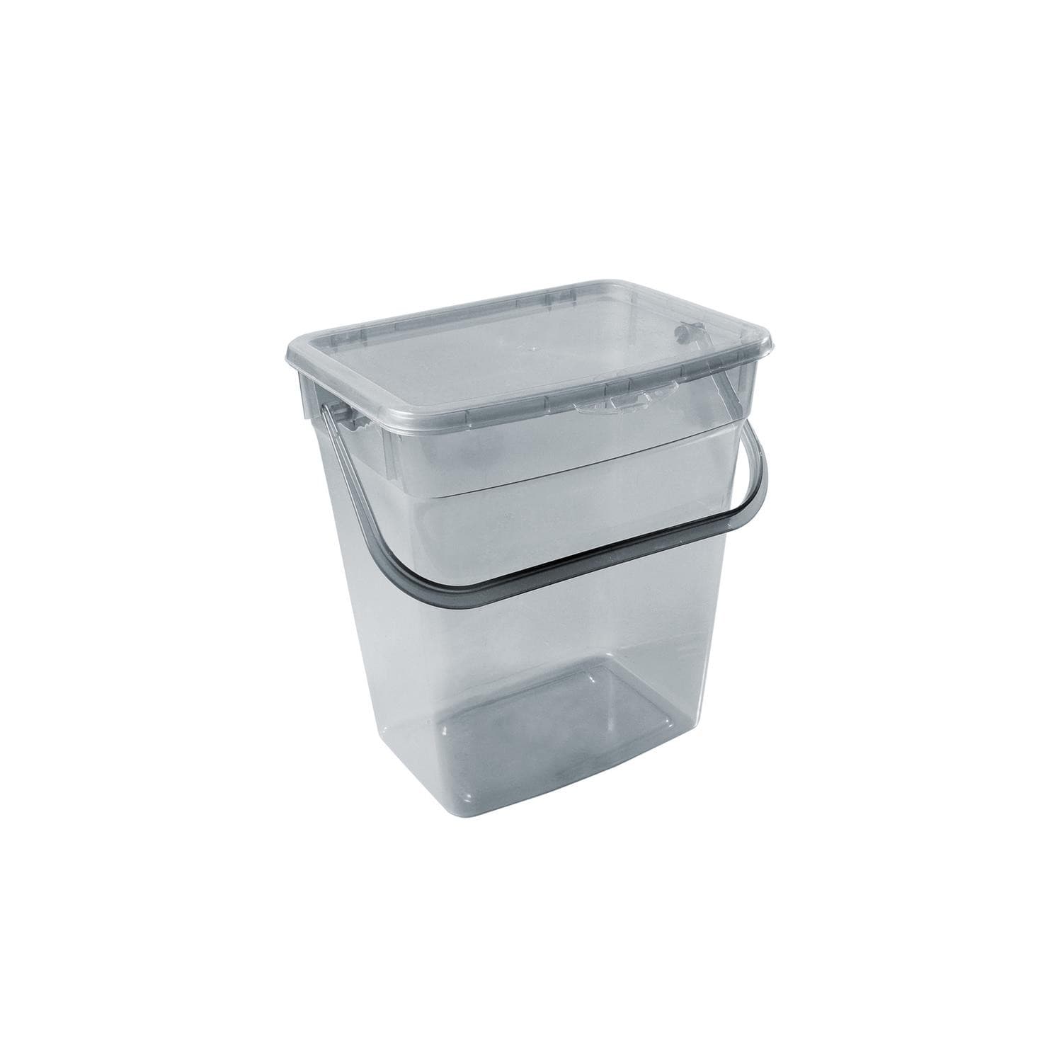 

Pojemnik na proszek Plast Team 6L transparentny szary