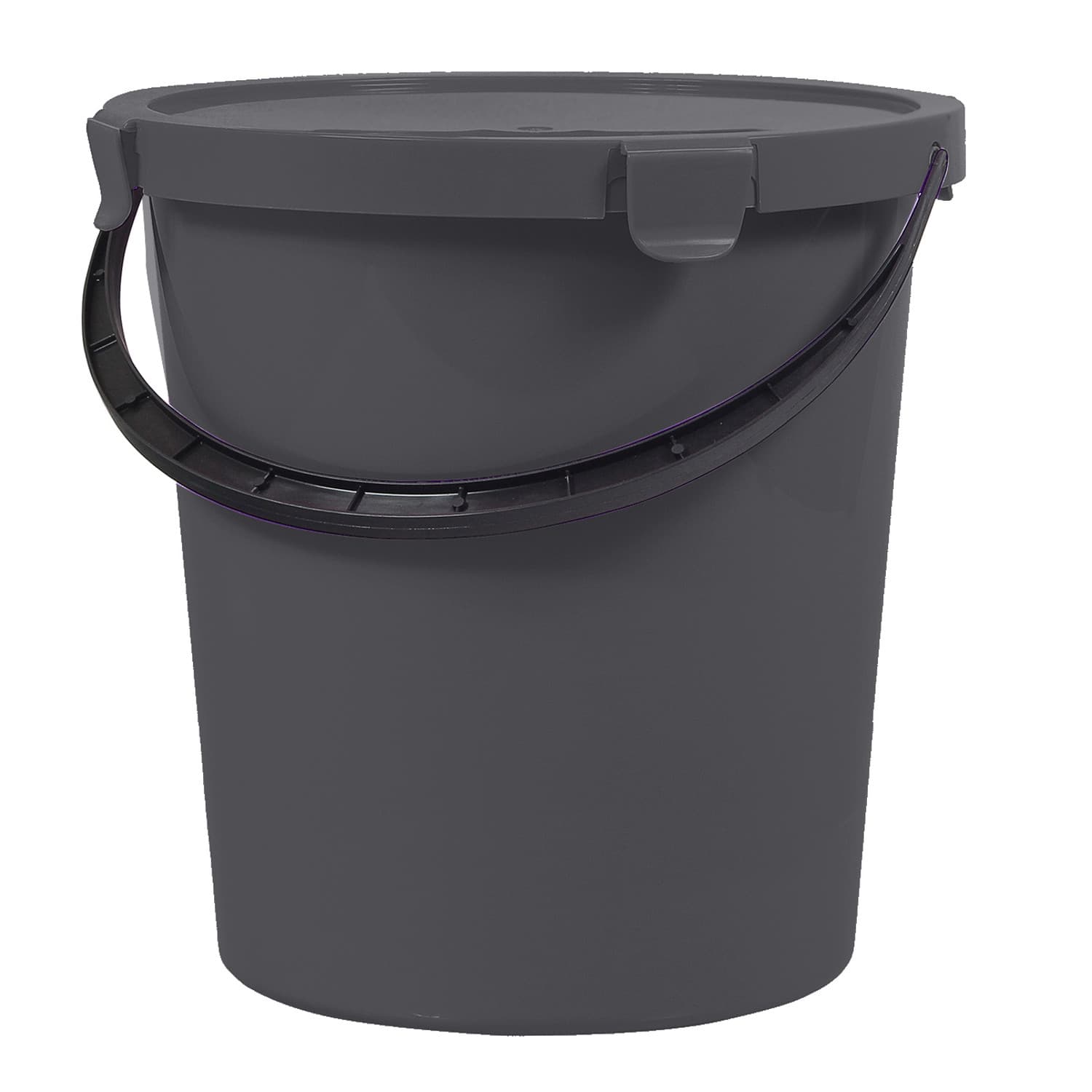 

Wiadro z pokrywą Plast Team Berry 5L ciemnoszare
