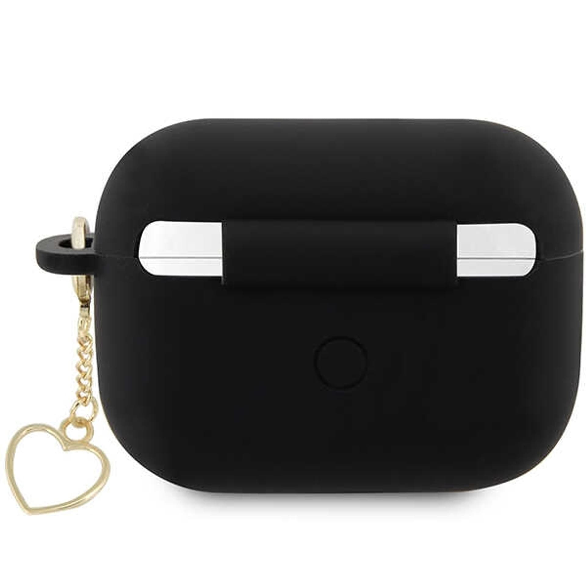 

Guess GUAP2LSCHSK AirPods Pro 2 cover czarny/black Silicone Charm Heart Collection