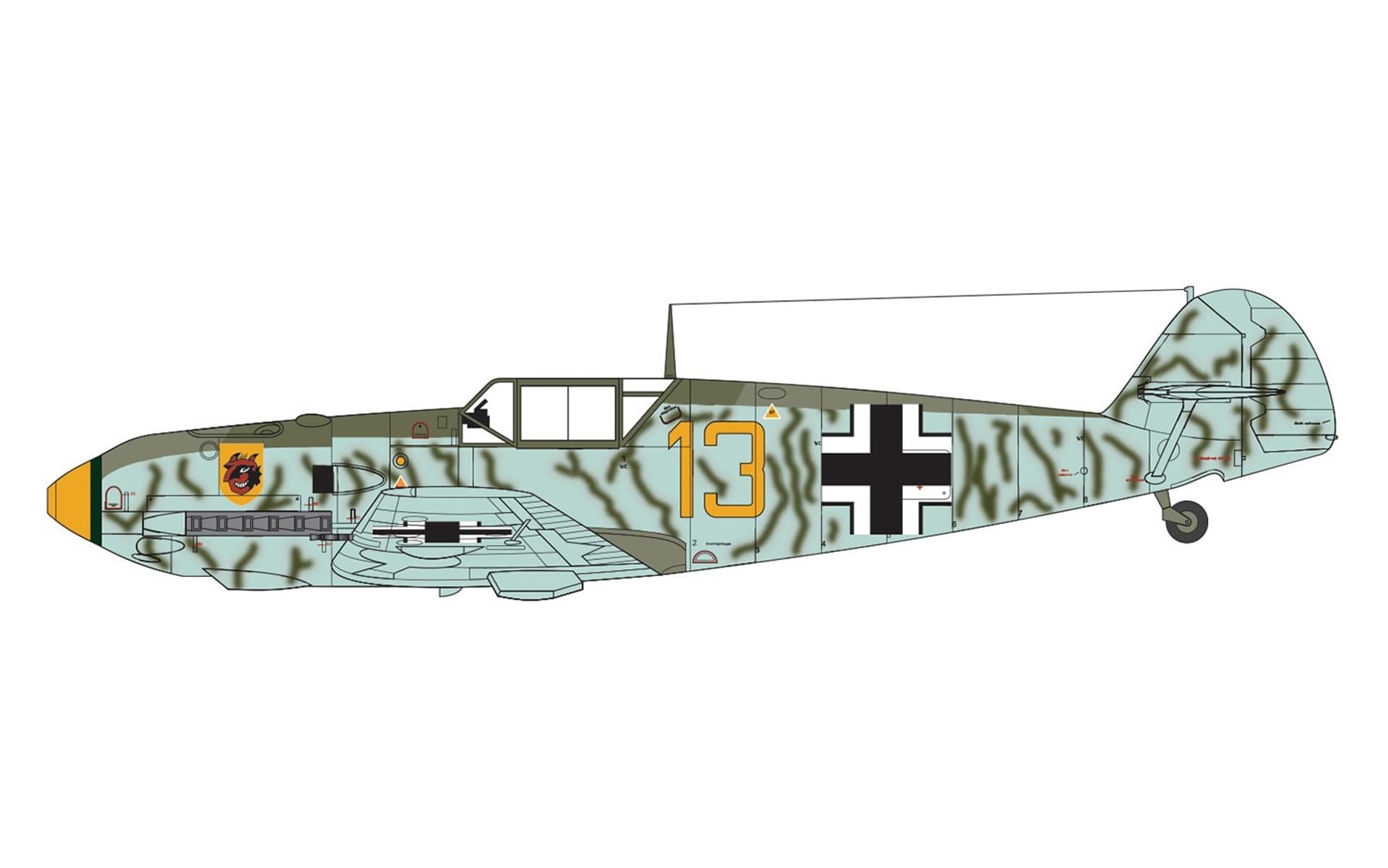 

Model plastikowy Messerschmitt BF 109E-4