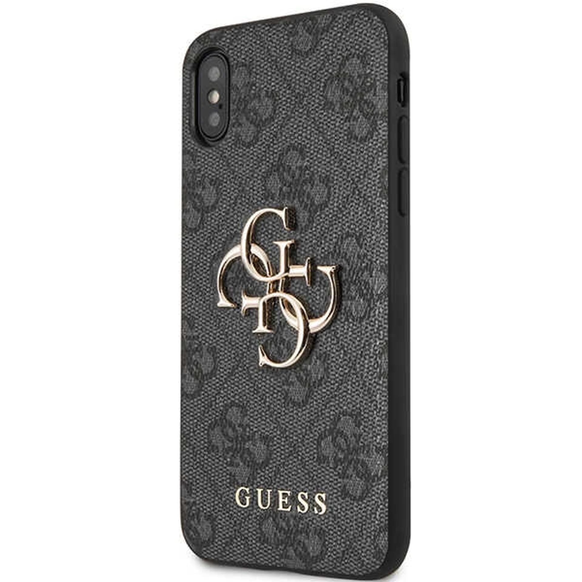 

Guess GUHCPX4GMGGR iPhone X/XS szary/grey hardcase 4G Big Metal Logo
