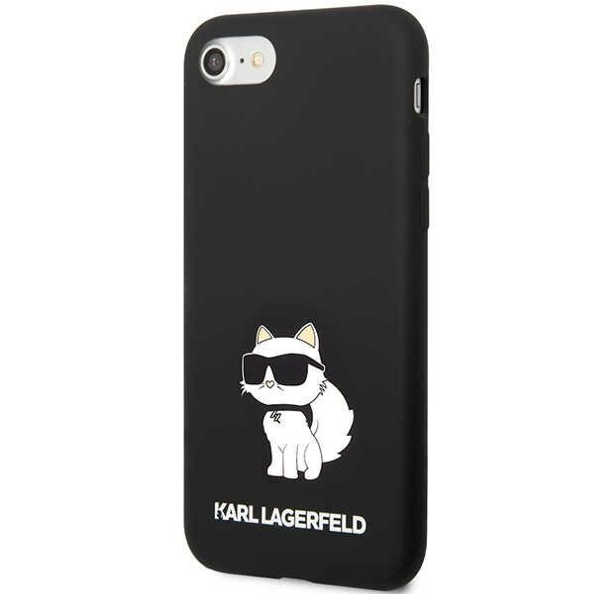 

Karl Lagerfeld KLHCI8SNCHBCK iPhone 7/8/ SE 2020/2022 hardcase czarny/black Silicone Choupette