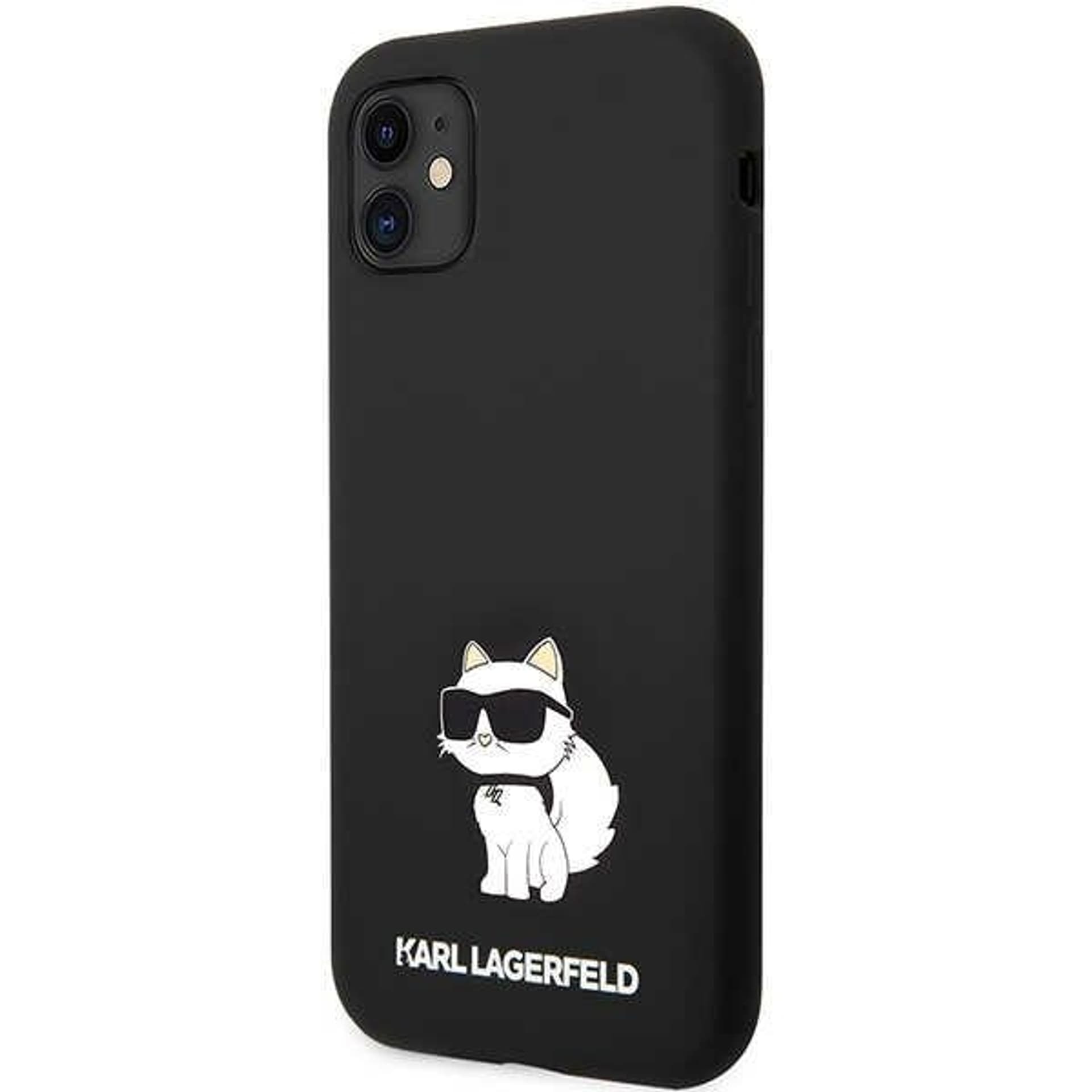 

Karl Lagerfeld KLHCN61SNCHBCK iPhone 11/ XR hardcase czarny/black Silicone Choupette