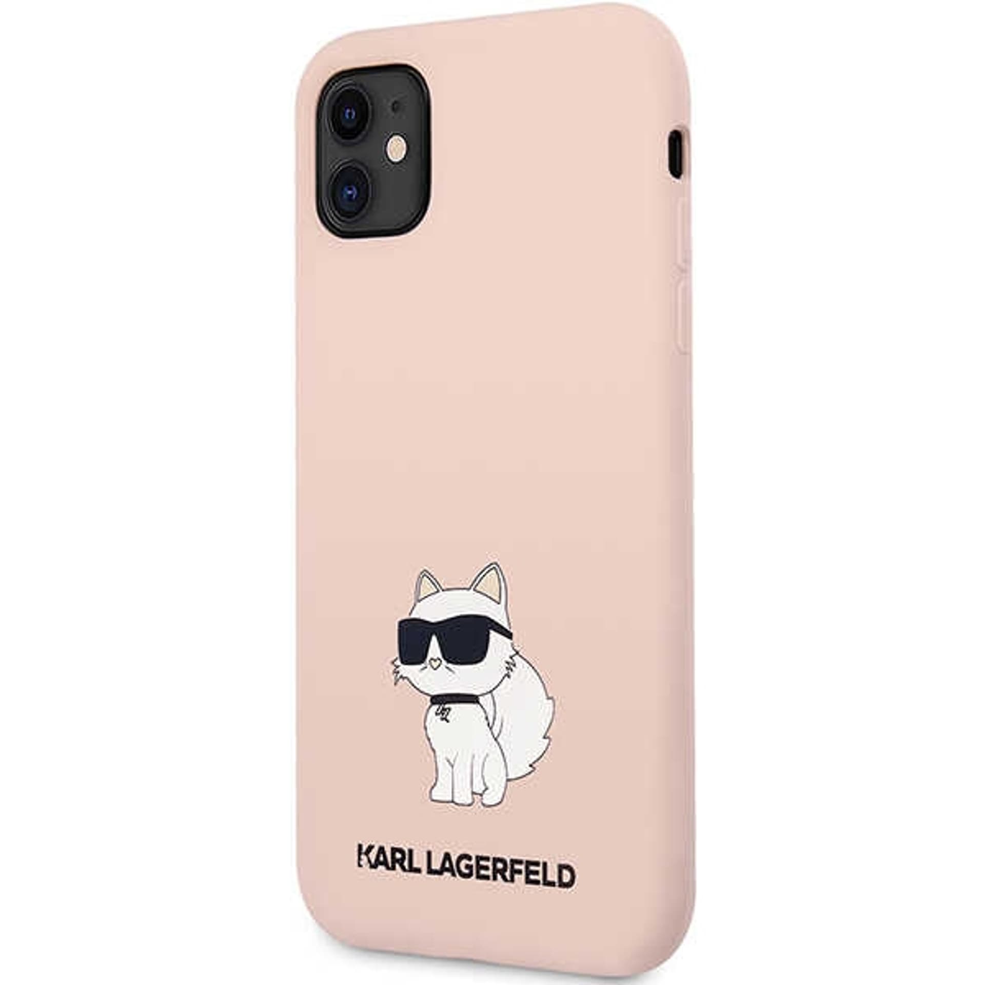 

Karl Lagerfeld KLHCN61SNCHBCP iPhone 11/ XR 6,1" hardcase różowy/pink Silicone Choupette