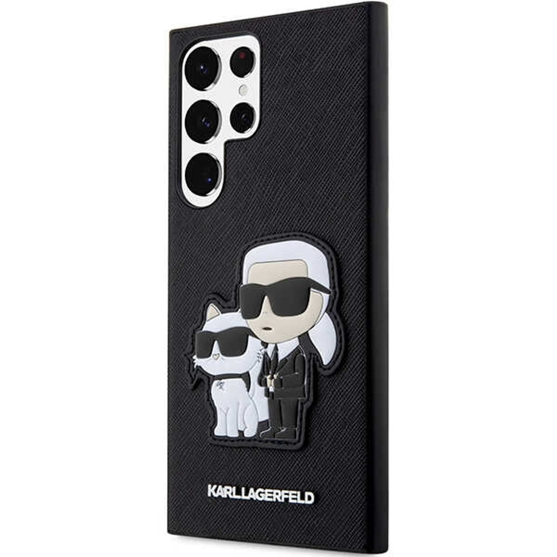 

Karl Lagerfeld KLHCS23LSANKCPK S23 Ultra S918 hardcase czarny/black Saffiano Karl & Choupette