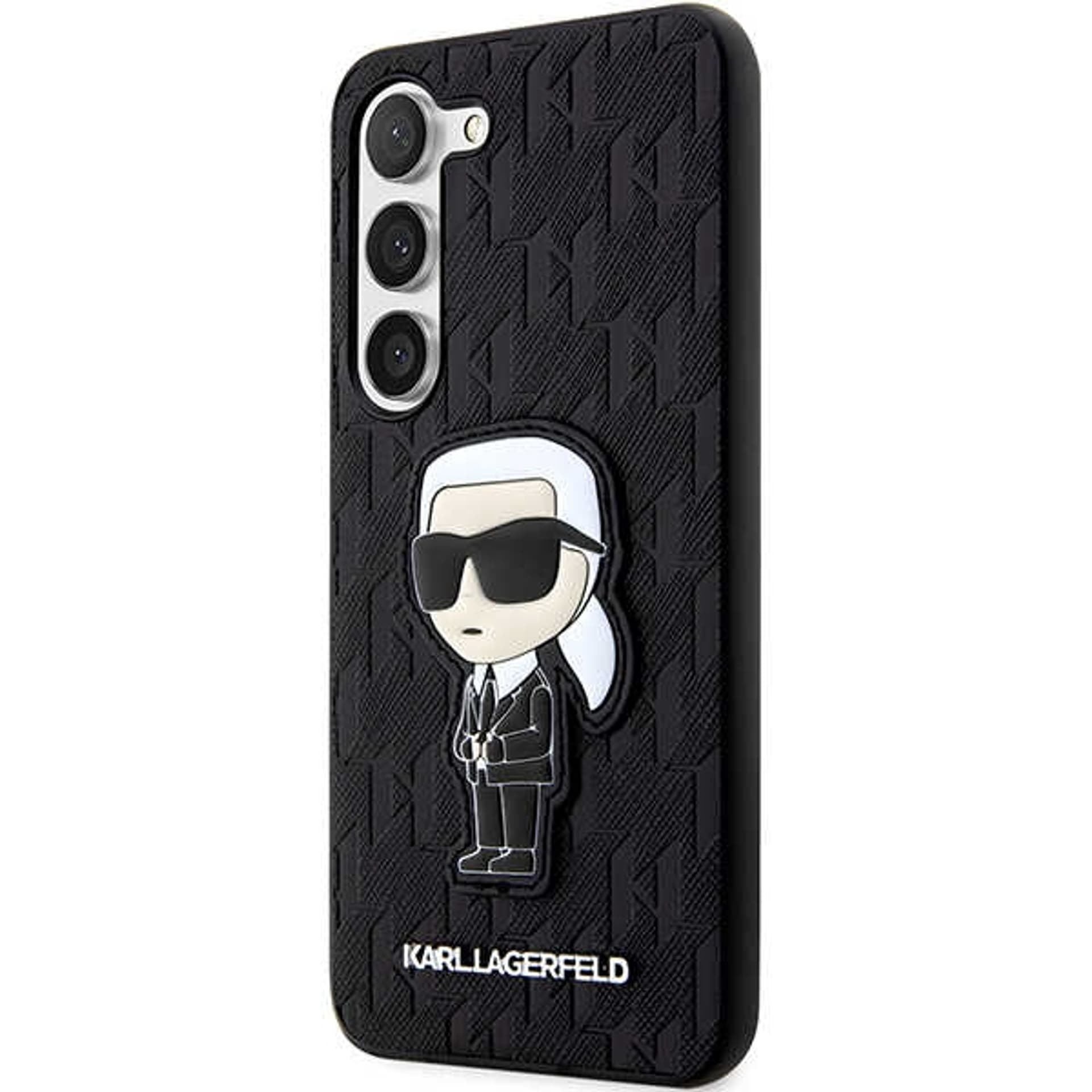 

Karl Lagerfeld KLHCS23MSAKLHKPK S23+ S916 hardcase czarny/black Saffiano Monogram Ikonik