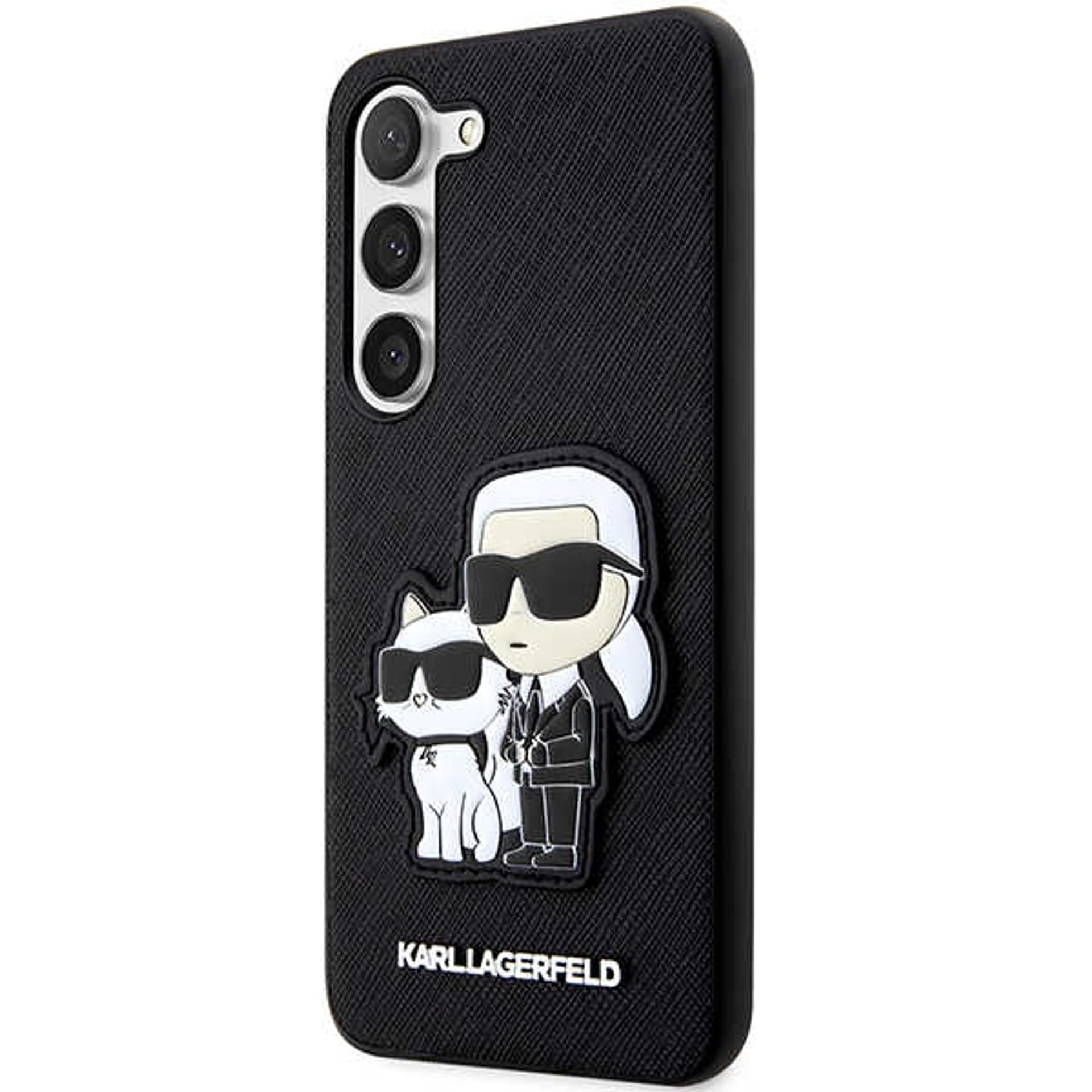 

Karl Lagerfeld KLHCS23MSANKCPK S23+ S916 hardcase czarny/black Saffiano Karl & Choupette