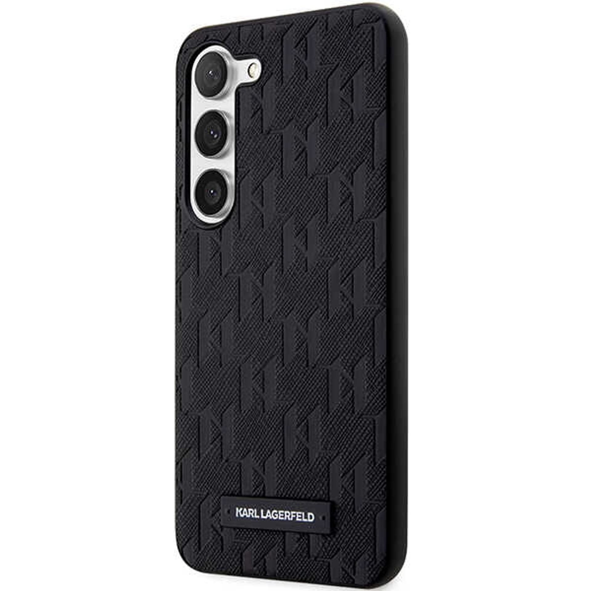 

Karl Lagerfeld KLHCS23SSAKLHPK S23 S911 hardcase czarny/black Saffiano Mono Metal Logo