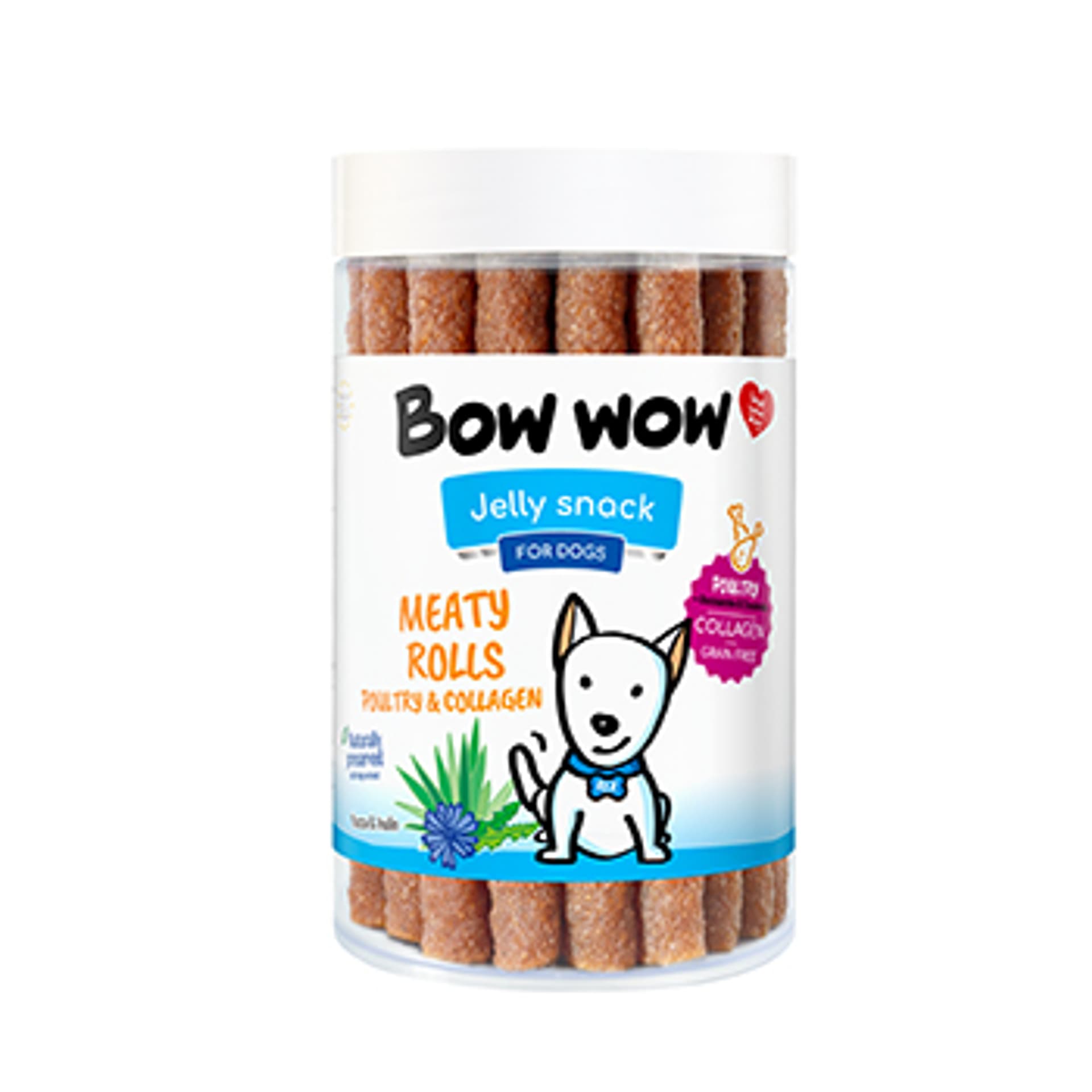 

BOW WOW Roladki mięsne z drobiem i kolagenem 17szt [BW224]