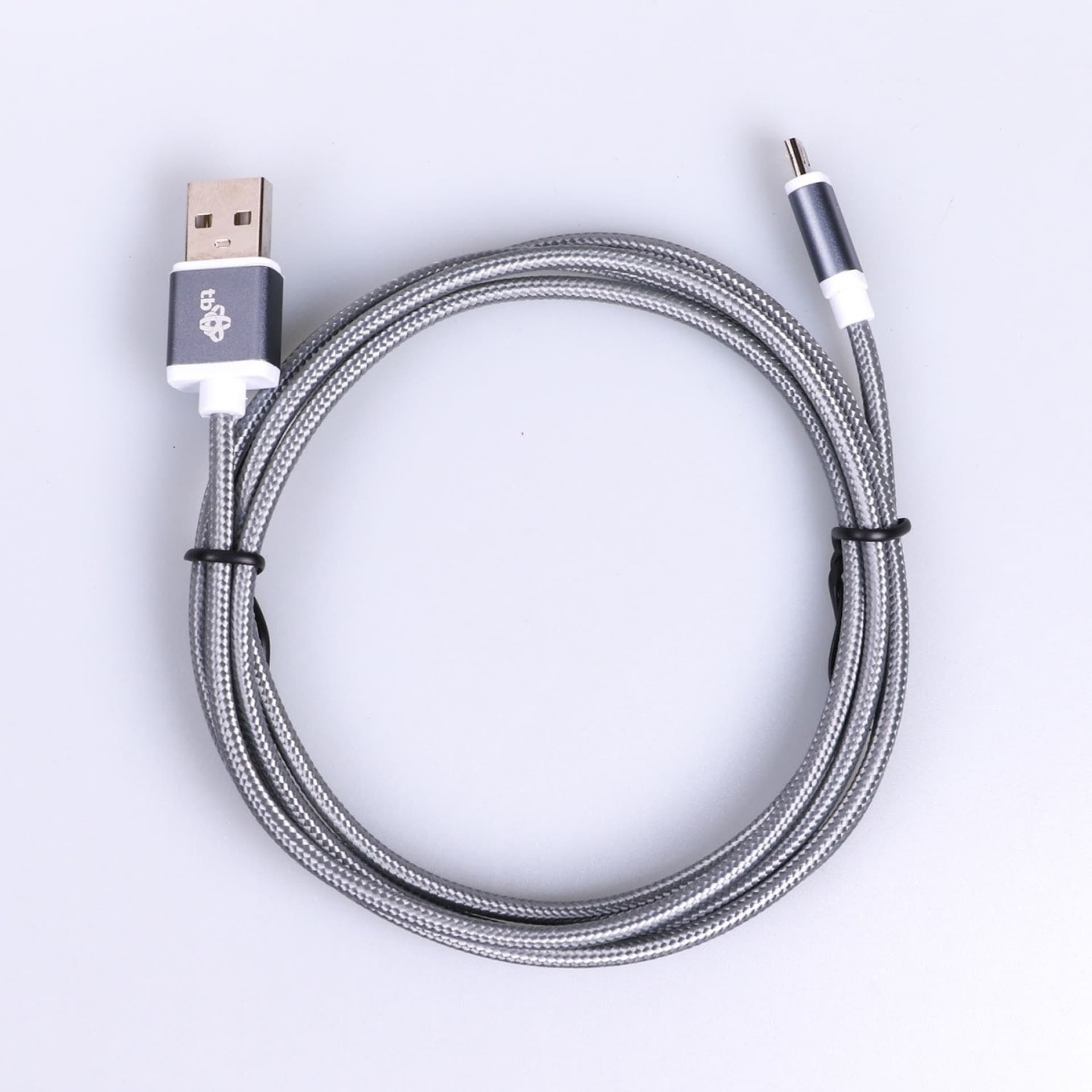 

Kabel USB-Micro USB 1.5 m grafitowy sznurek