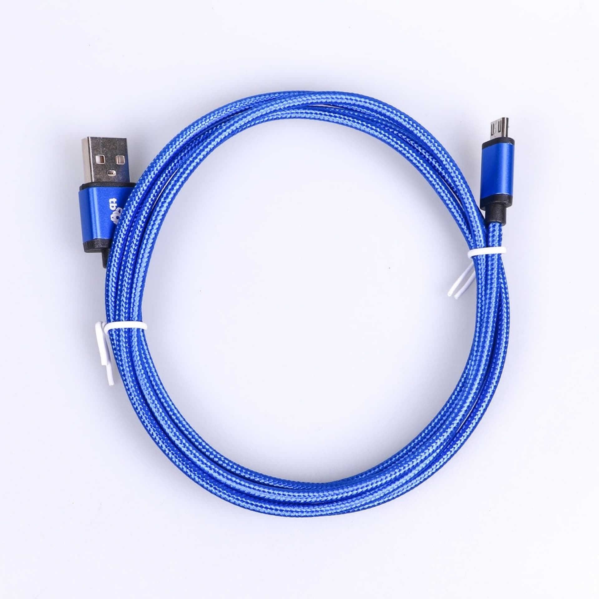 

Kabel USB-Micro USB 1.5 m niebieski sznurek