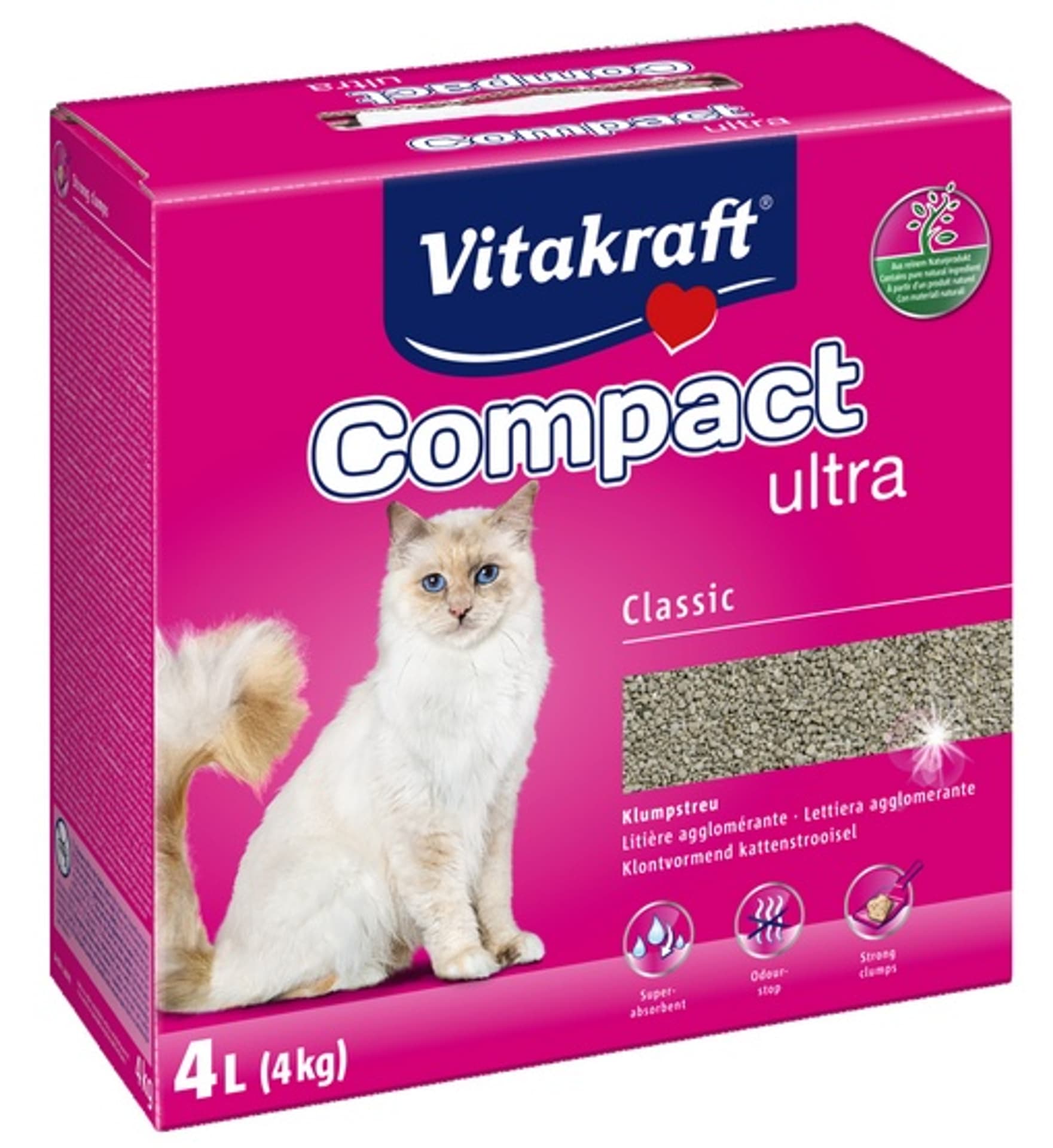 

Żwirek Vitakraft Compact Ultra 4kg [14029]