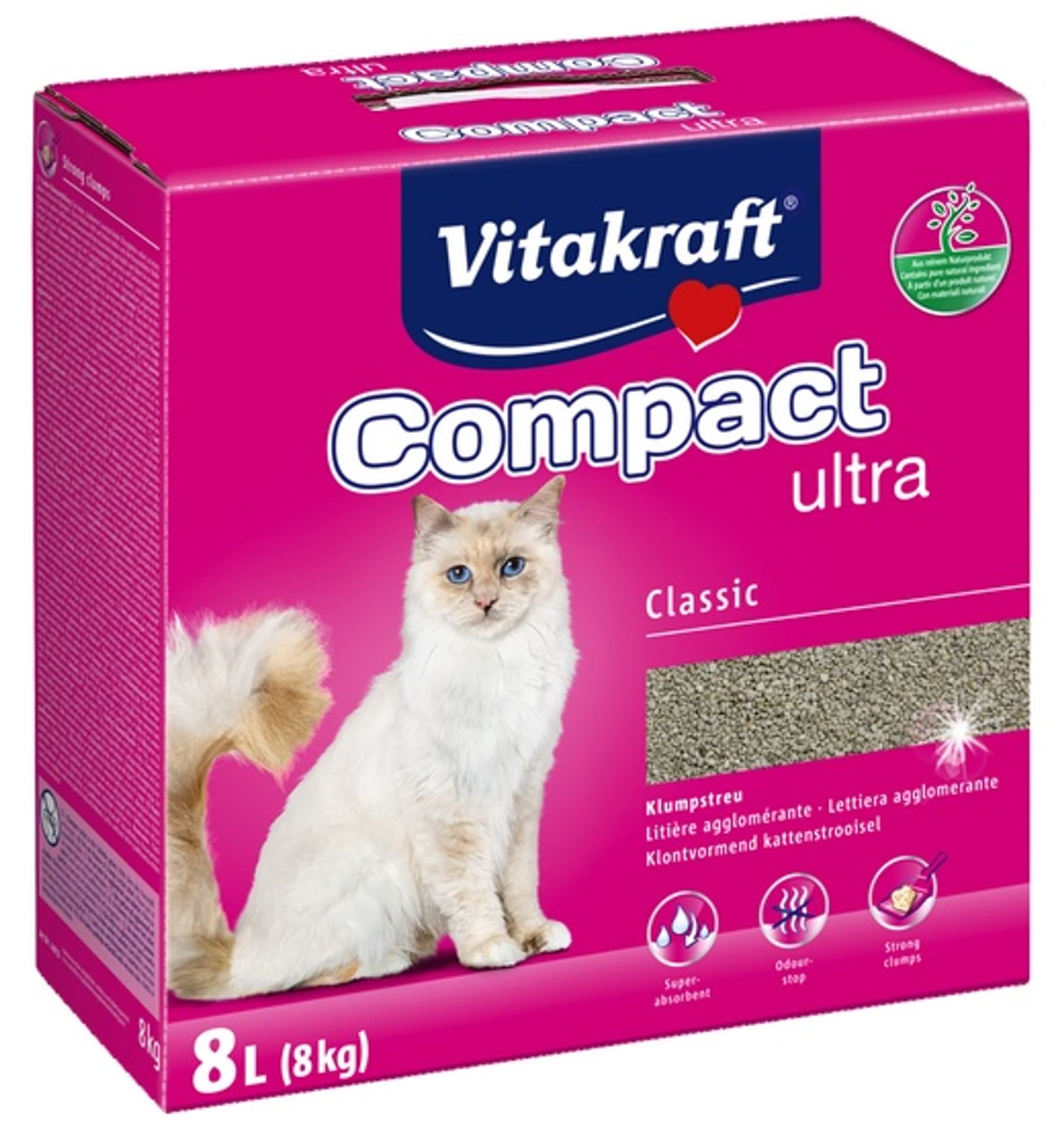 

Żwirek Vitakraft Compact Ultra 8kg [14031]