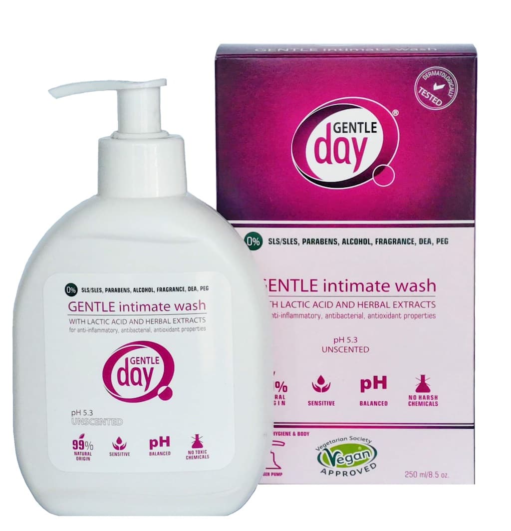 

Gentle Day Gentle Intimate Wash płyn do higieny intymnej z kwasem mlekowym i ekstraktem z ziół 250ml