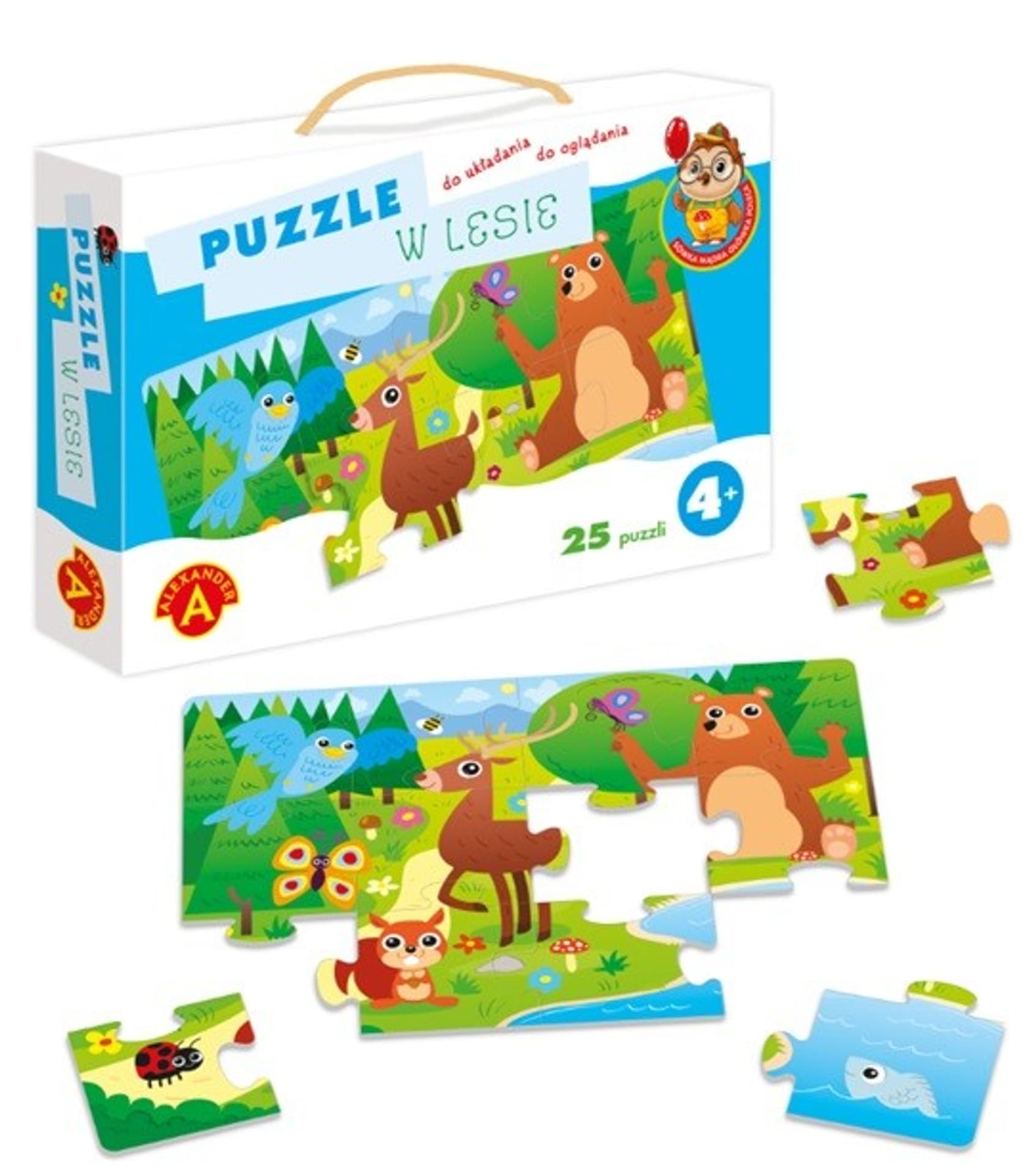 

Puzzle w lesie, Sówka Mądra Główka
