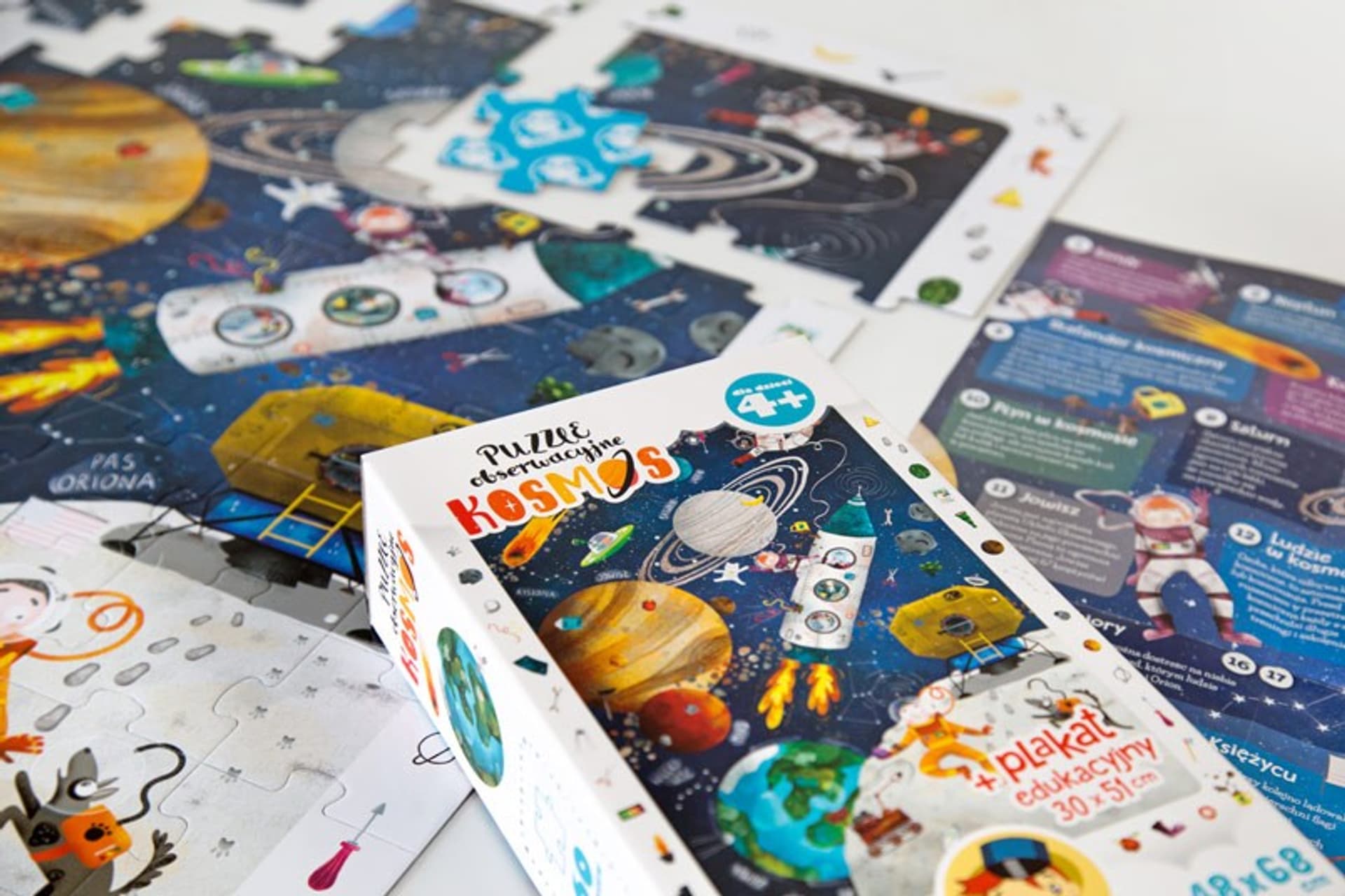 

Puzzle obserwacyjne kosmos 60 elementów
