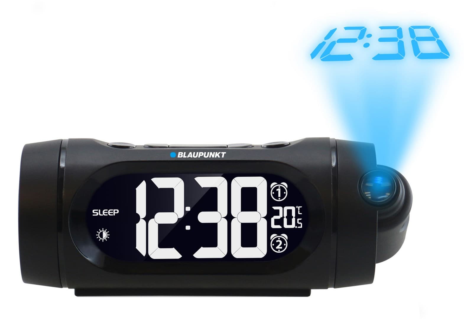 

BLAUPUNKT CRP9BK Radiobudzik Blaupunkt CRP9BK, FM PLL, projector, Ładowanie USB, Temperatura wew.