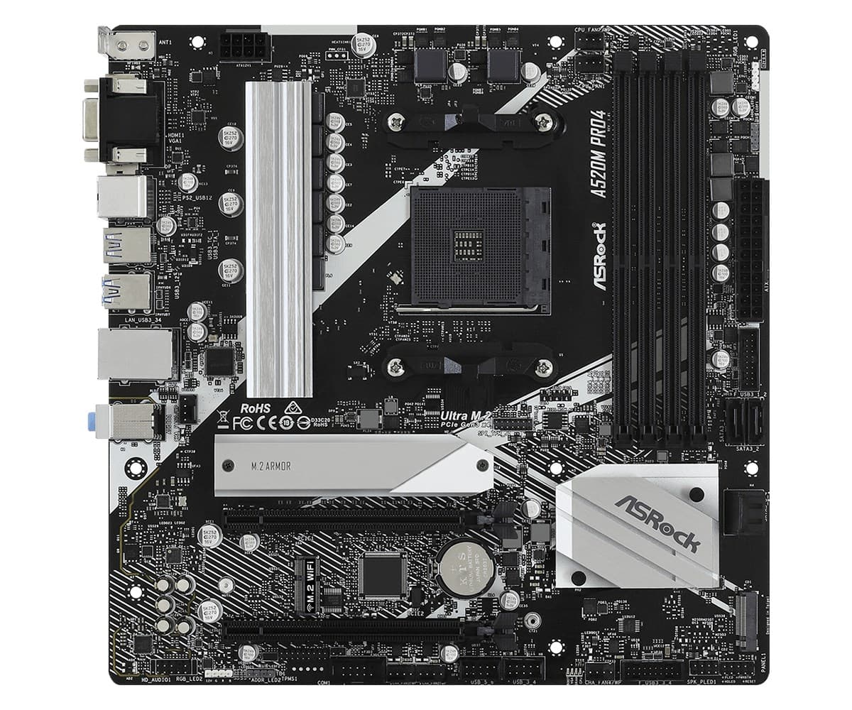 

Płyta główna Asrock A520M PRO4