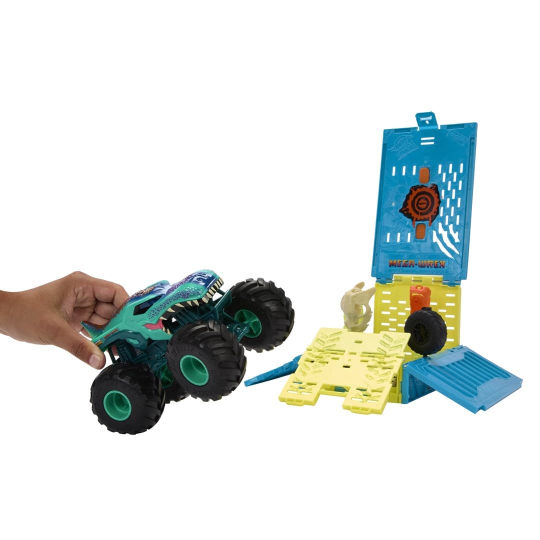 

Hot Wheels MT Mega Wrex Przenośny zestaw kaskaderski HNC29