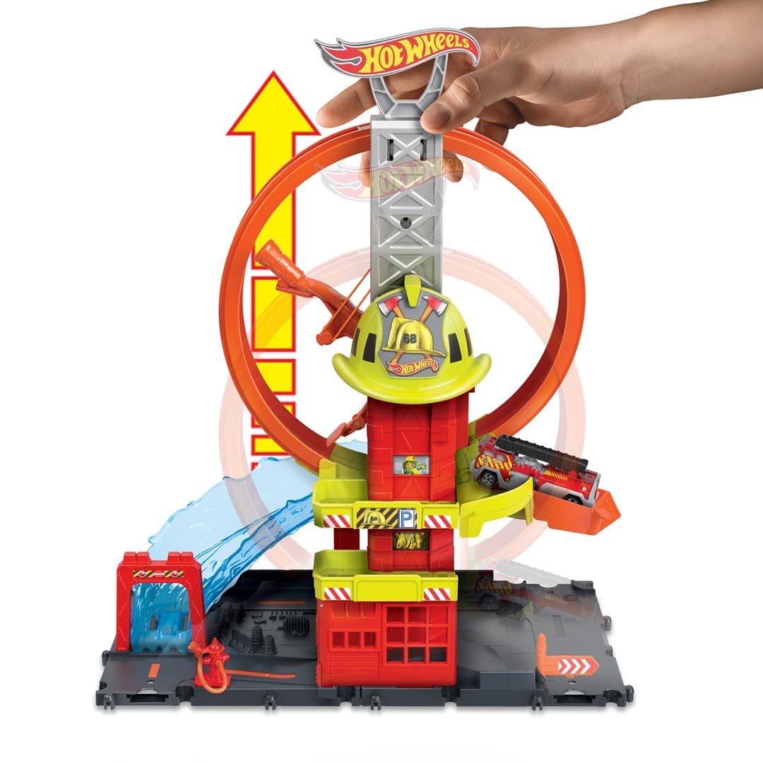 

Hot Wheels City Remiza strażacka Superpętla HKX41