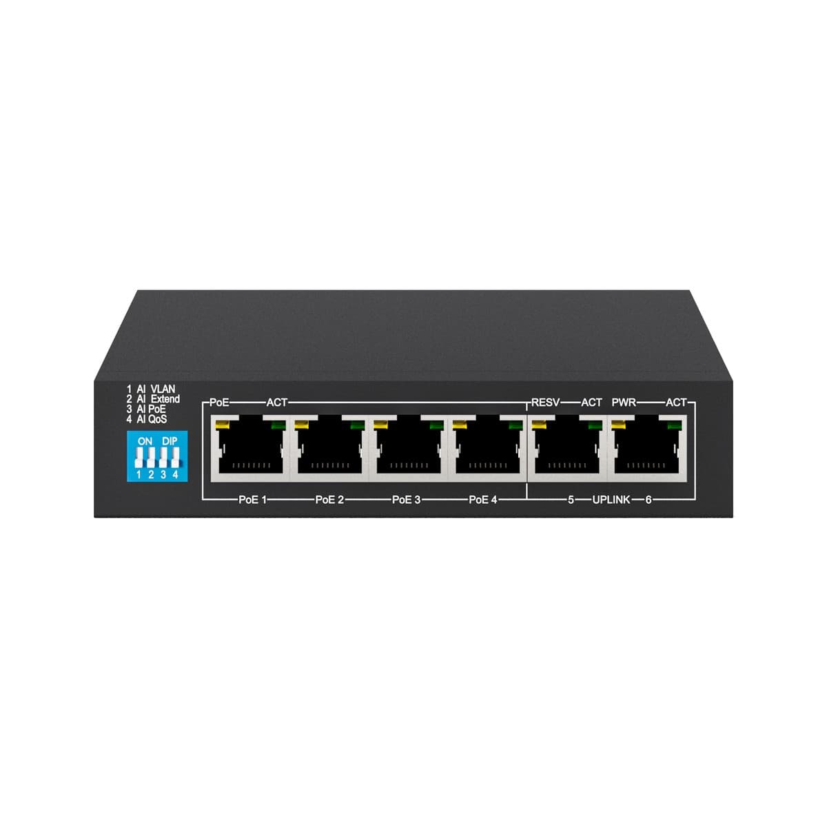 

EXTRALINK KRIOS EX-SG1005P 6 PORT GIGABIT POE SWITCH (4X PORT POE) 802.3AF/AT 60W MAX 30W PER PORT, 4x port poe) 802.3af/at 60w max 30w per por