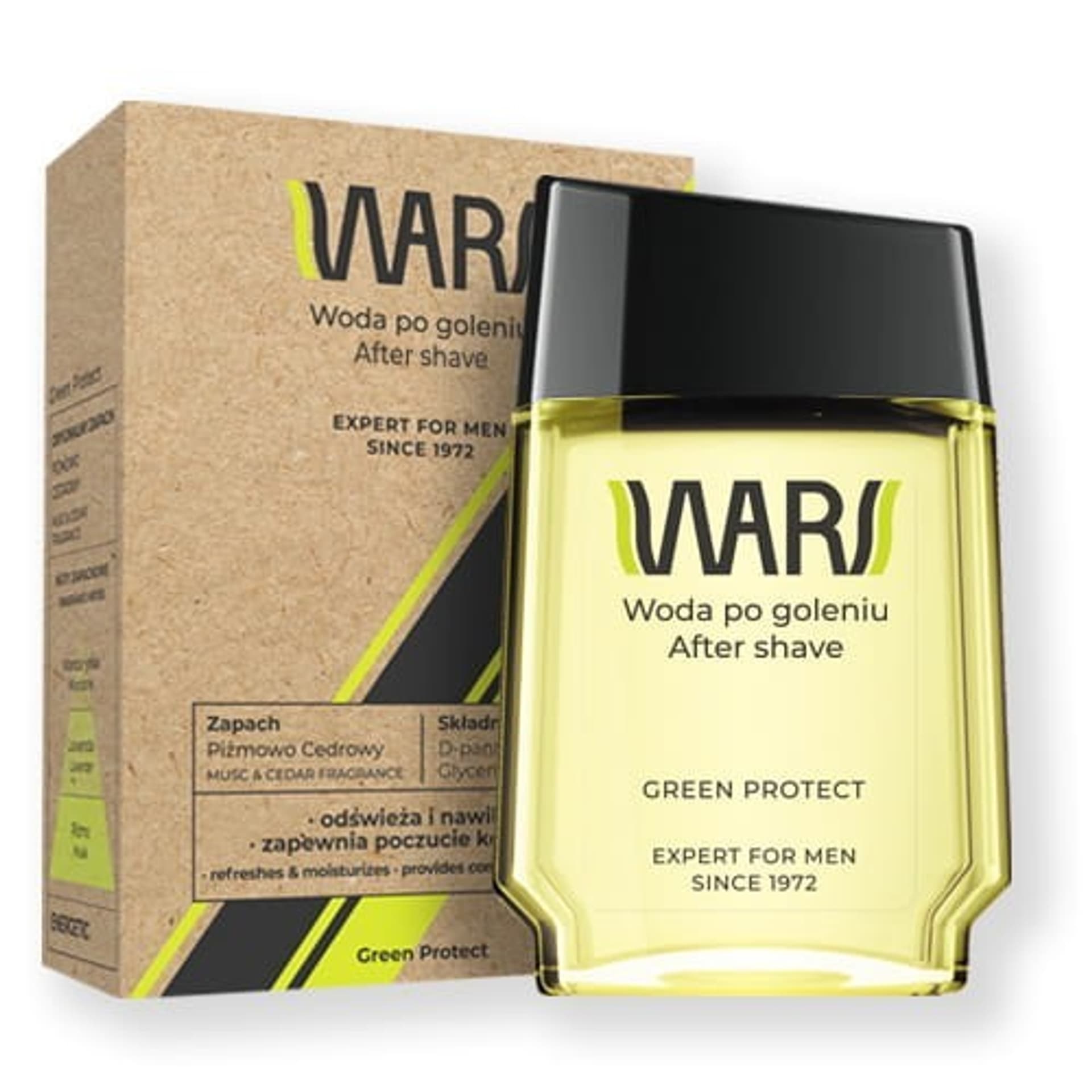 

WARS Expert for Men Woda po goleniu Green Protect 90ml