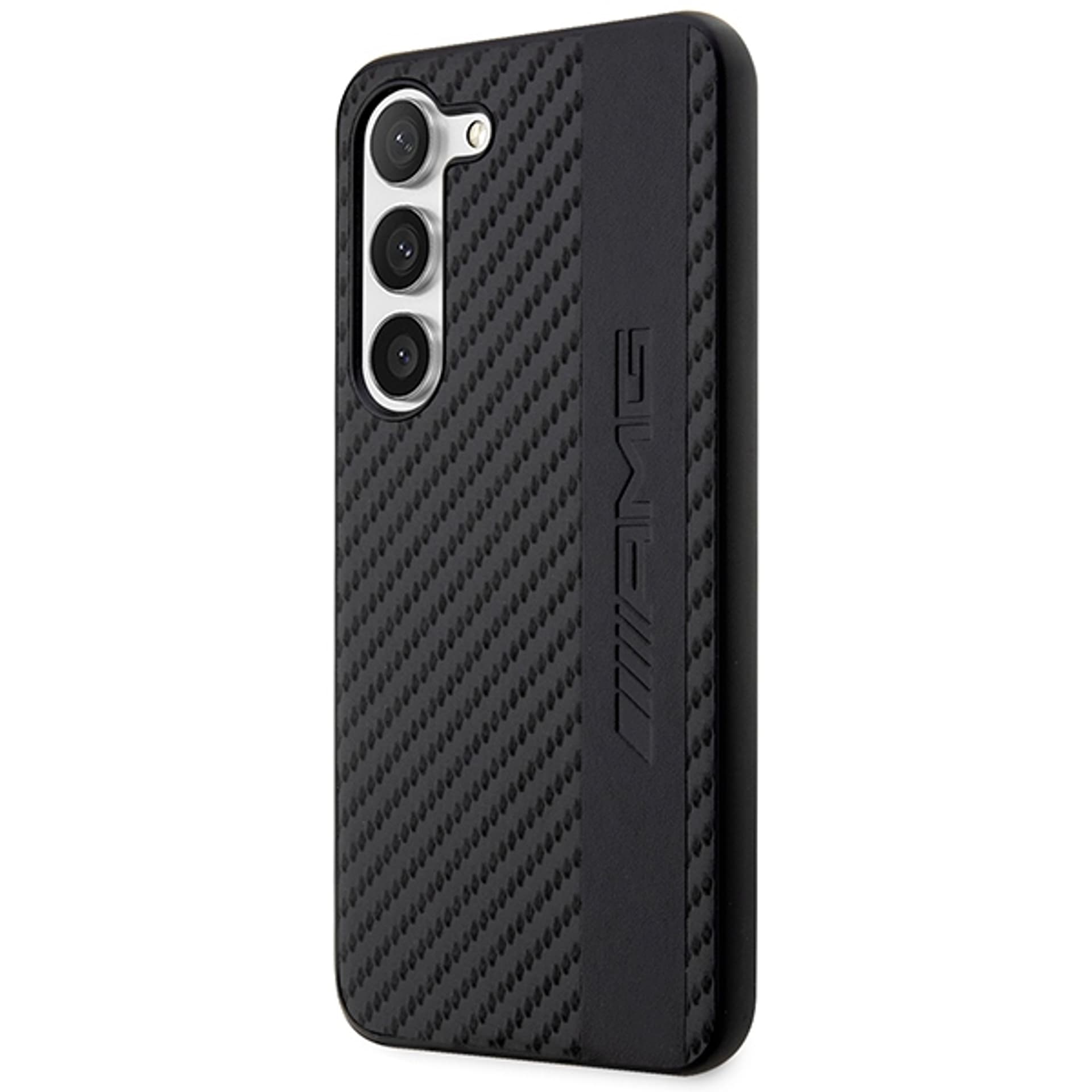 

AMG AMHCS23SBLSCA S23 S911 czarny/black hardcase Carbon Stripe&Embossed