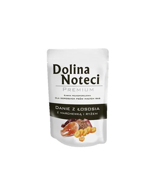 

DOLINA NOTECI Premium Danie z Łososia - mokra karma dla psów dorosłych małych ras - 100g