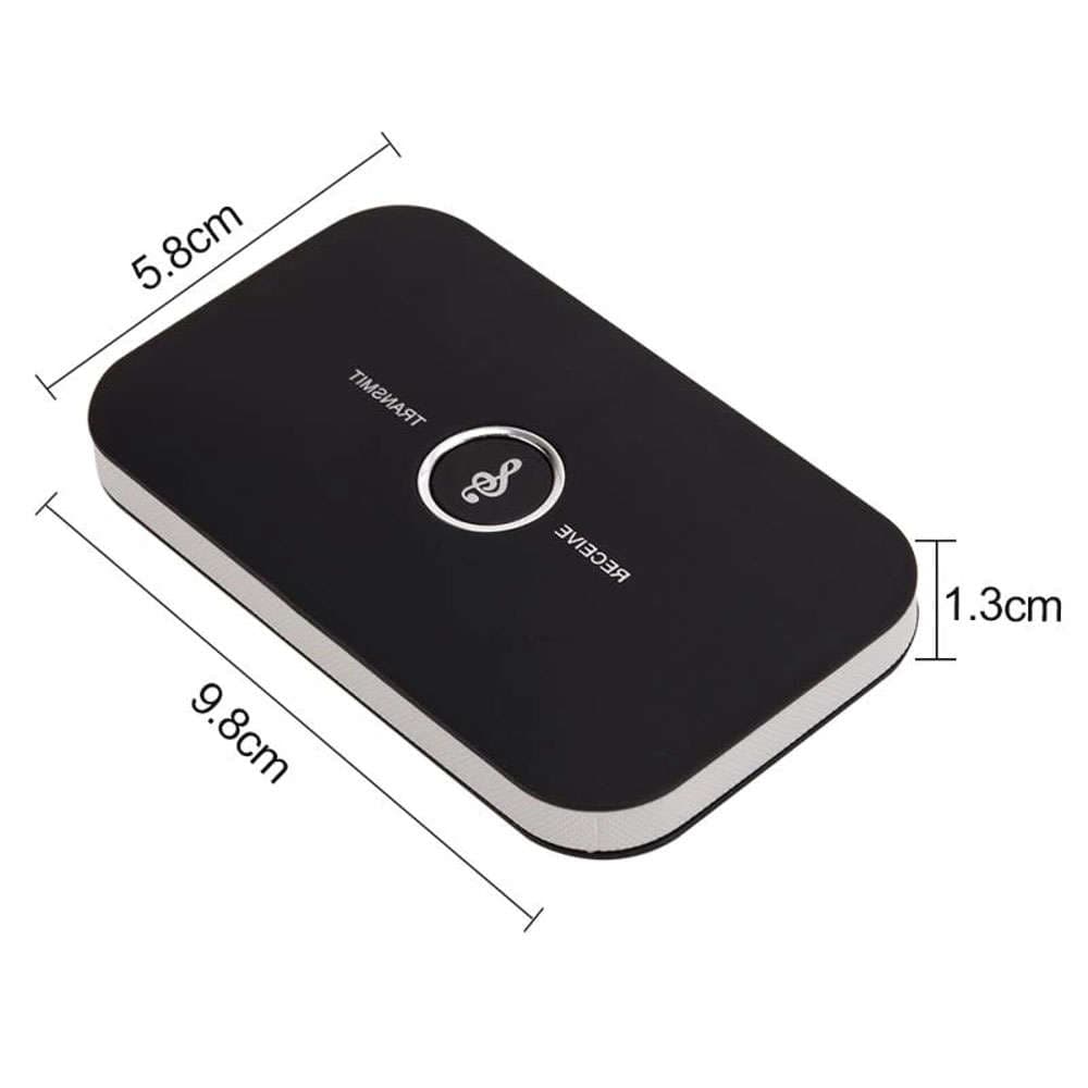 

Transmiter Bluetooth 5.0 Nadajnik i odbiornik danych bezprzewodowy adapter Płaski czarny