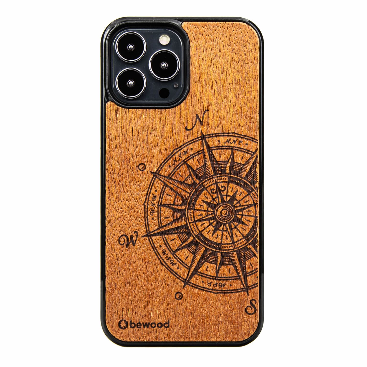 

Drewniane Etui iPhone 13 Pro Max TRAVELER MERBAU