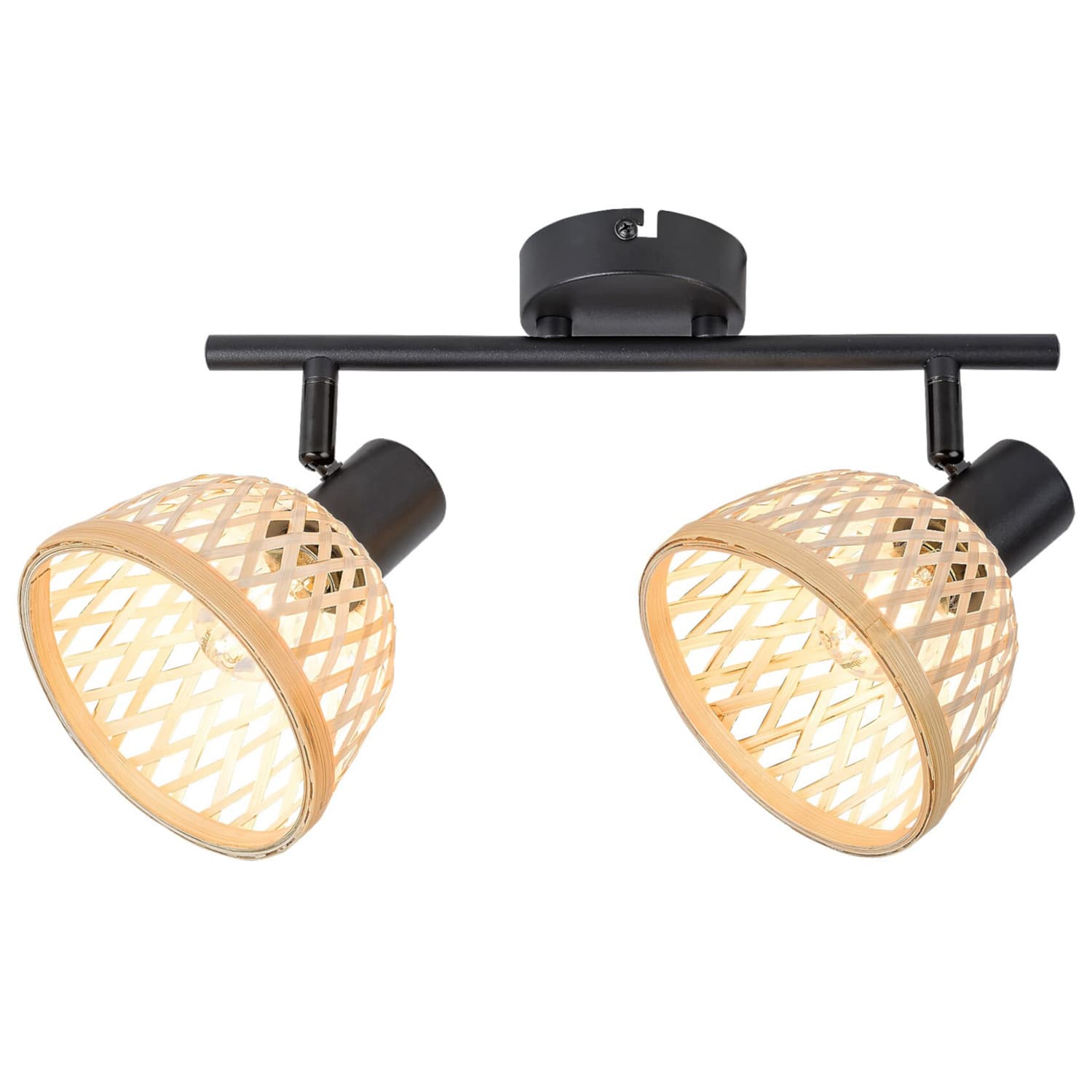 

Lampa Rattan ind. spot E14 2xMAX15W black
