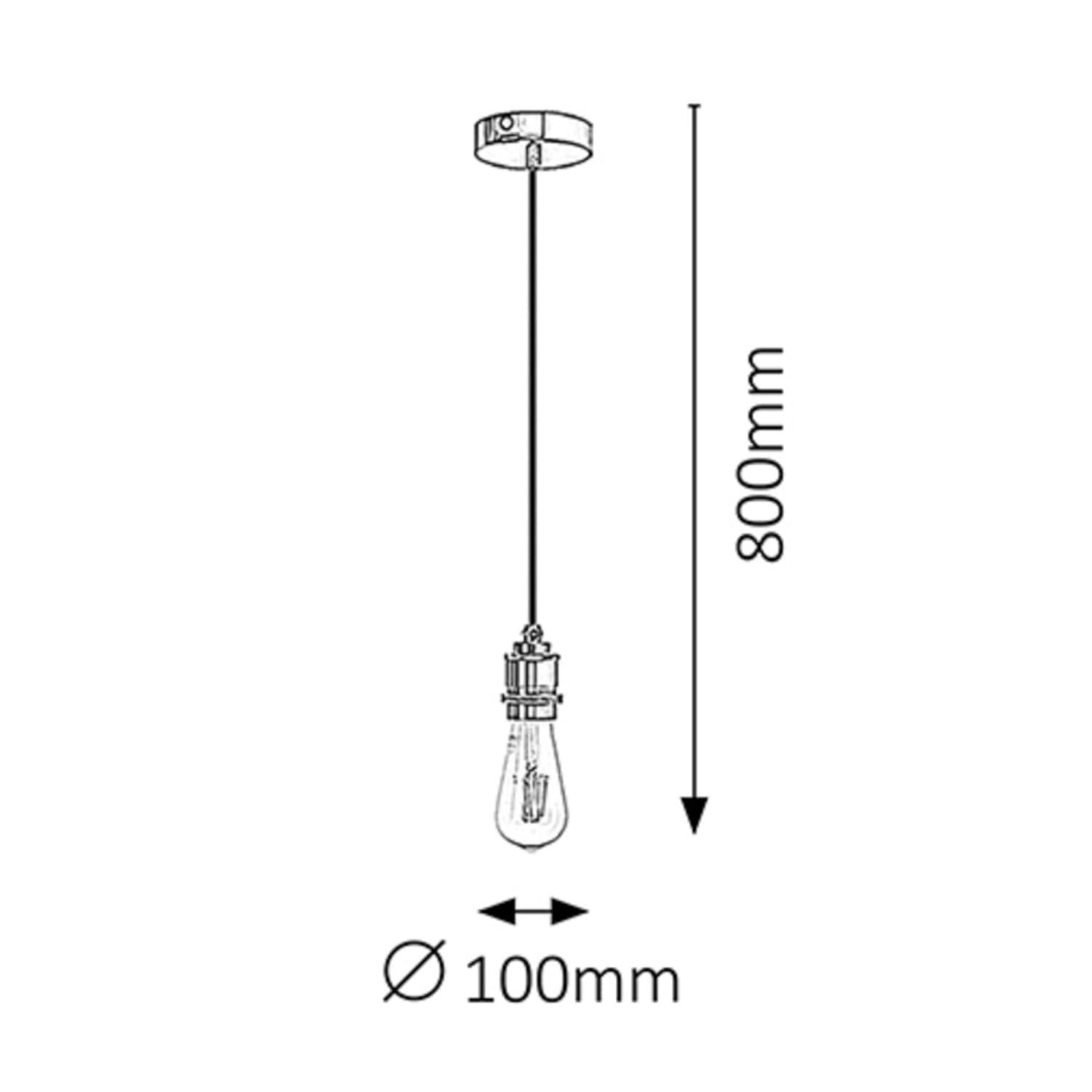

Lampa sufitowa Fixy fix pendant black
