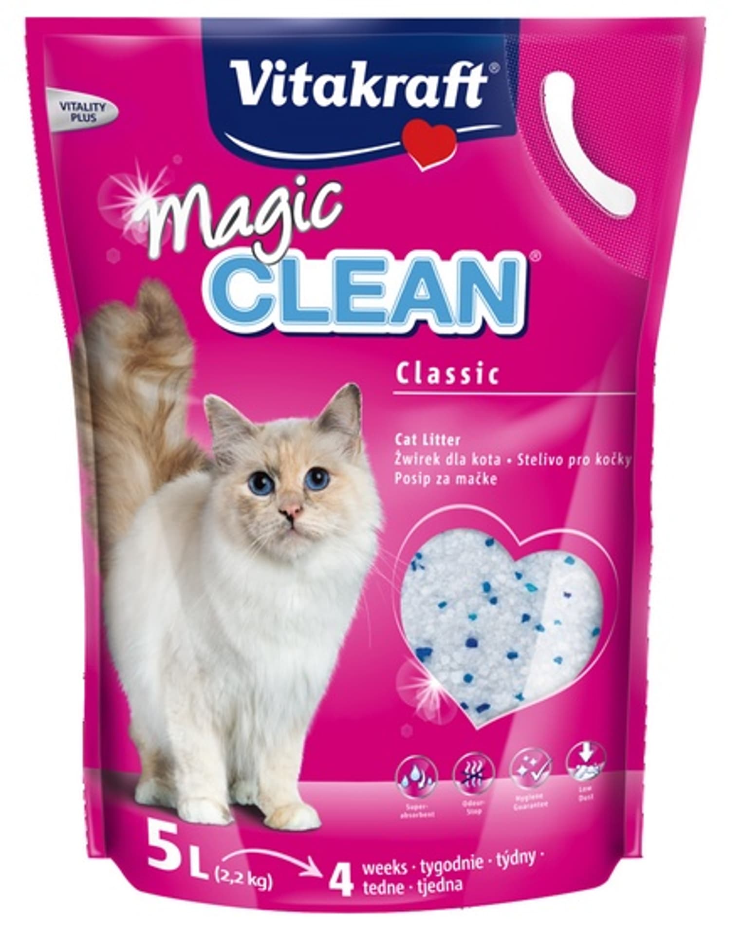 

Żwirek Vitakraft Magic Clean silikonowy 5L [15506]