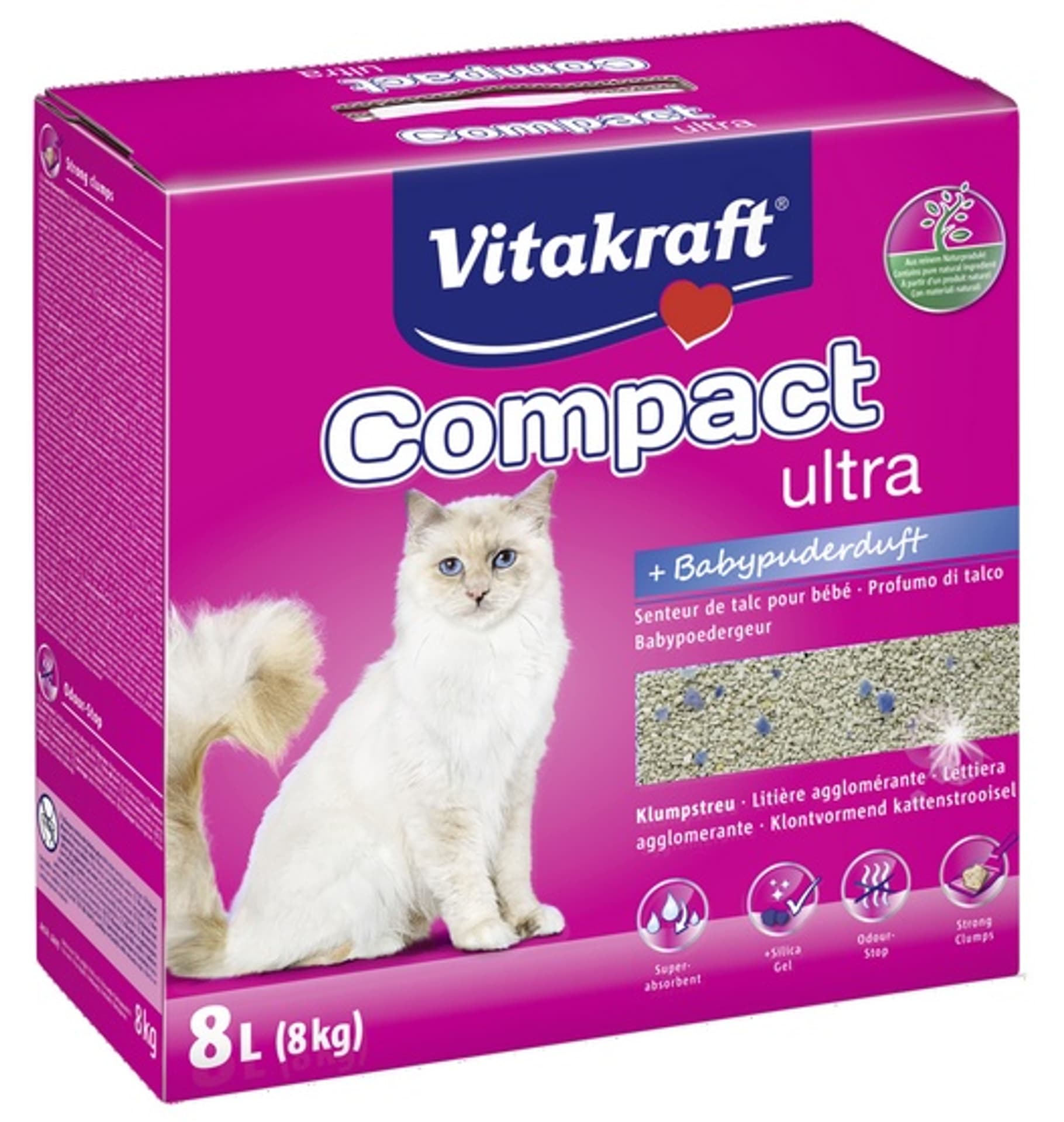 

Żwirek Vitakraft Compact Ultra Plus 8kg [16079]