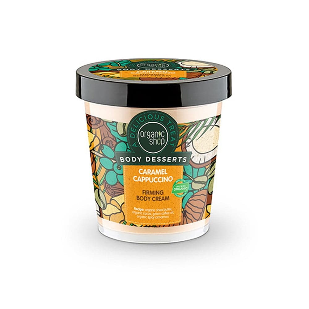 

Organic Shop Body Desserts Carmel Cappuccino Firming Body Cream ujędrniający krem do ciała o zapachu karmelowego cappuccino 450ml