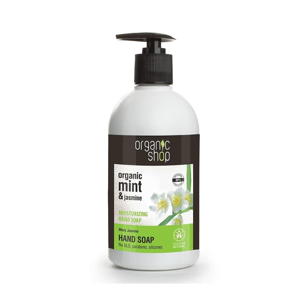 

Organic Shop Moisturazing Hand Soap Minty Jasmine Nawilżające mydło do rąk 500 ml