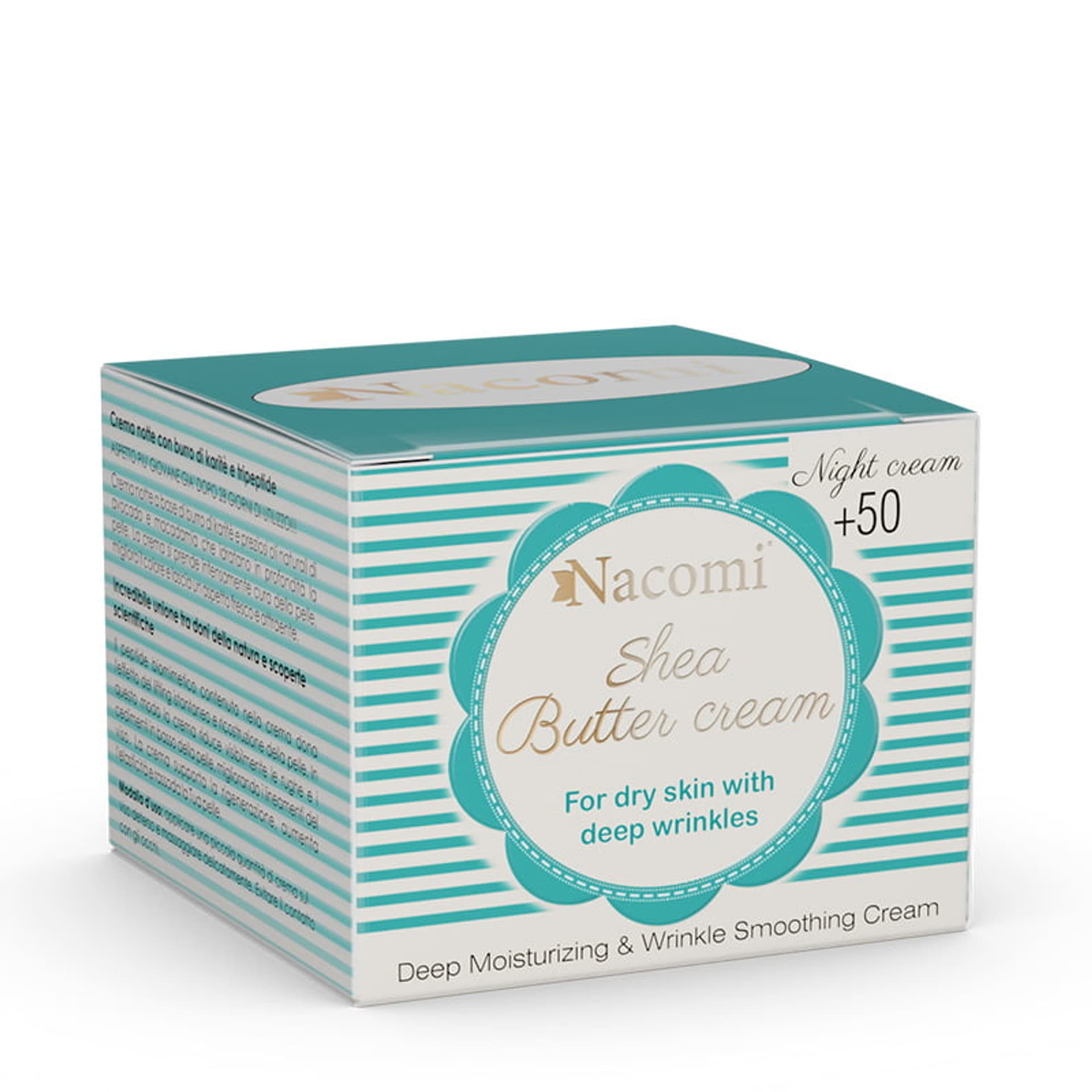 

Nacomi Shea Butter Cream krem do twarzy z peptydem 50+ na noc 50ml