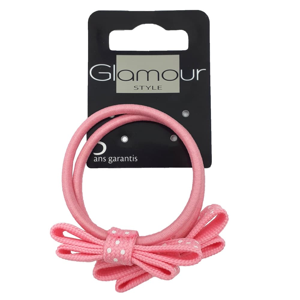 

Glamour Gumki do włosów z kokardą 2szt