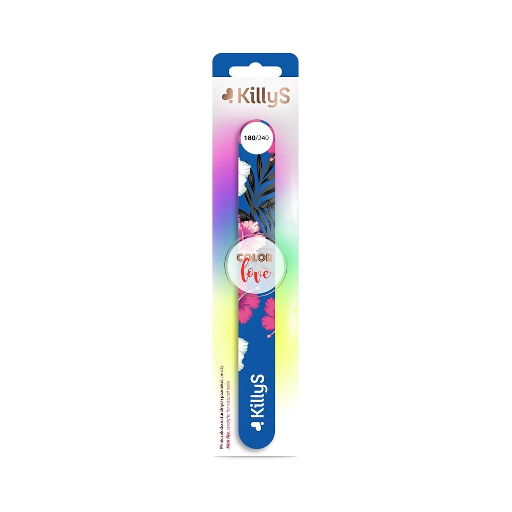

KillyS Color Love pilnik do paznokci prosty 180/240