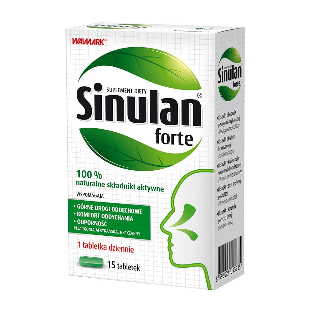 

Sinulan Forte suplement diety 15 tabletek