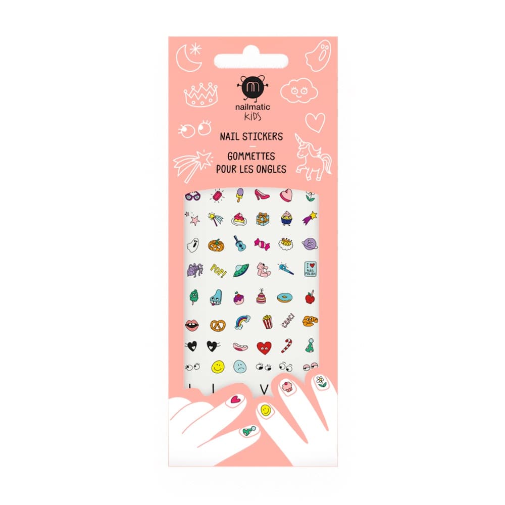 

NAILMATIC Kids Nail Stickers naklejki na paznokcie dla dzieci Magic Nails