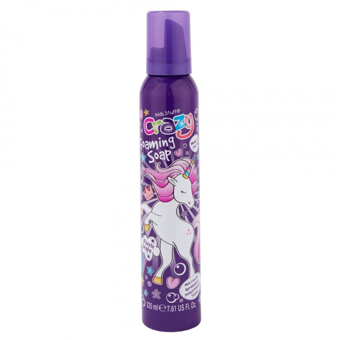 

Kids Stuff Crazy Foaming Soap pianka oczyszczająca do kąpieli i zabawy Purple 225ml